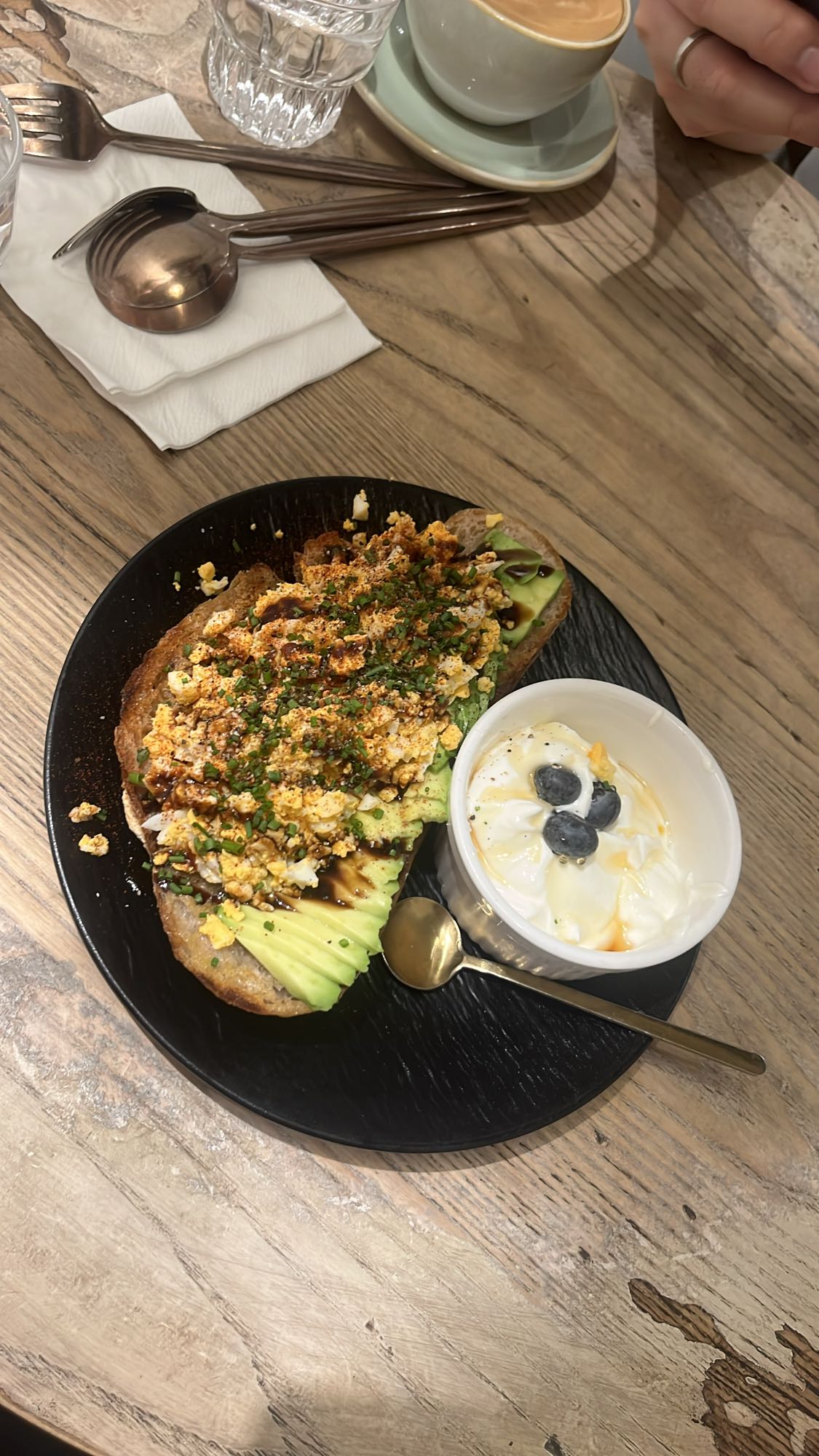 Avocado Toast & Yogurt