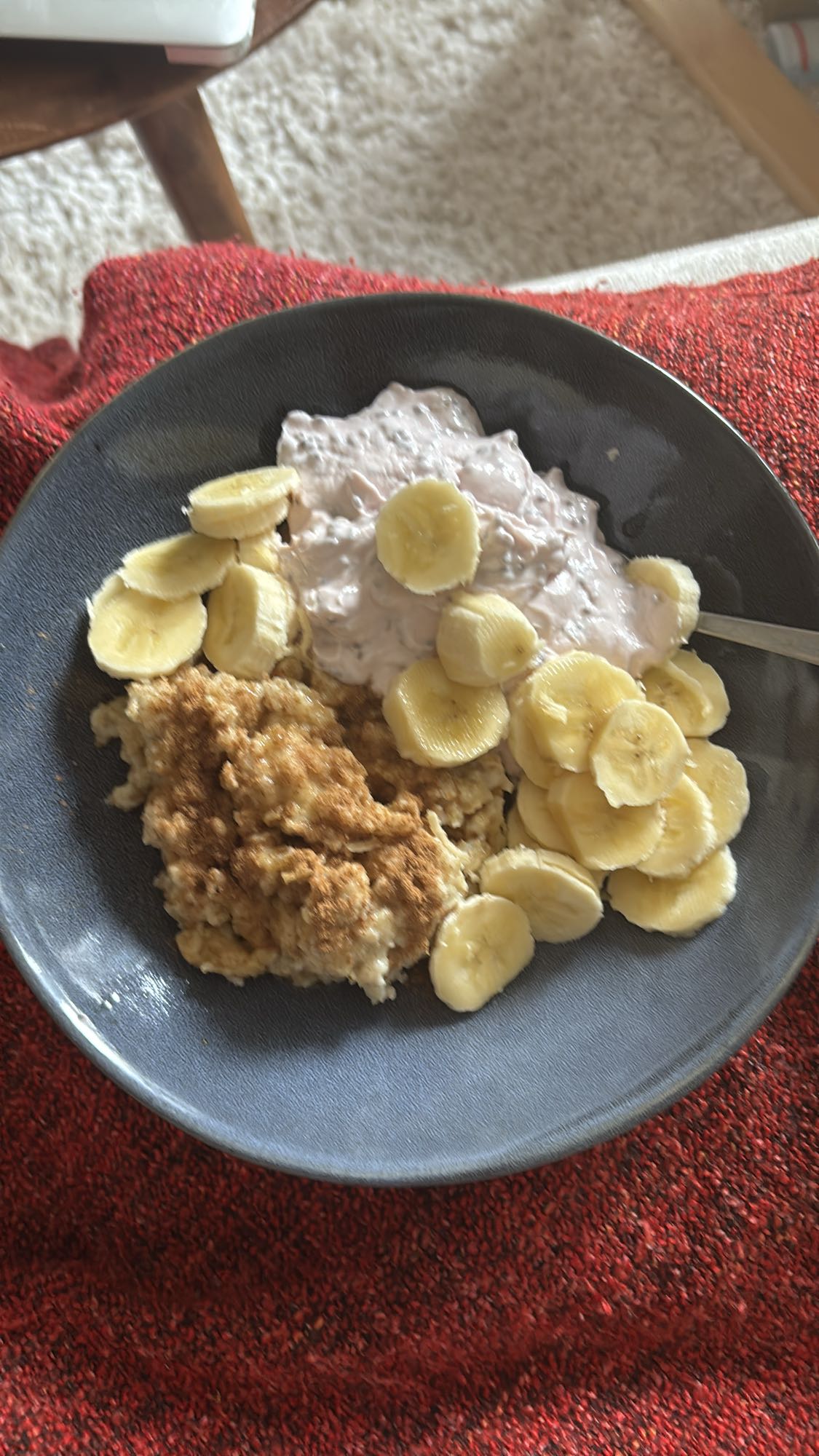 Havregryn med banan & kvarg