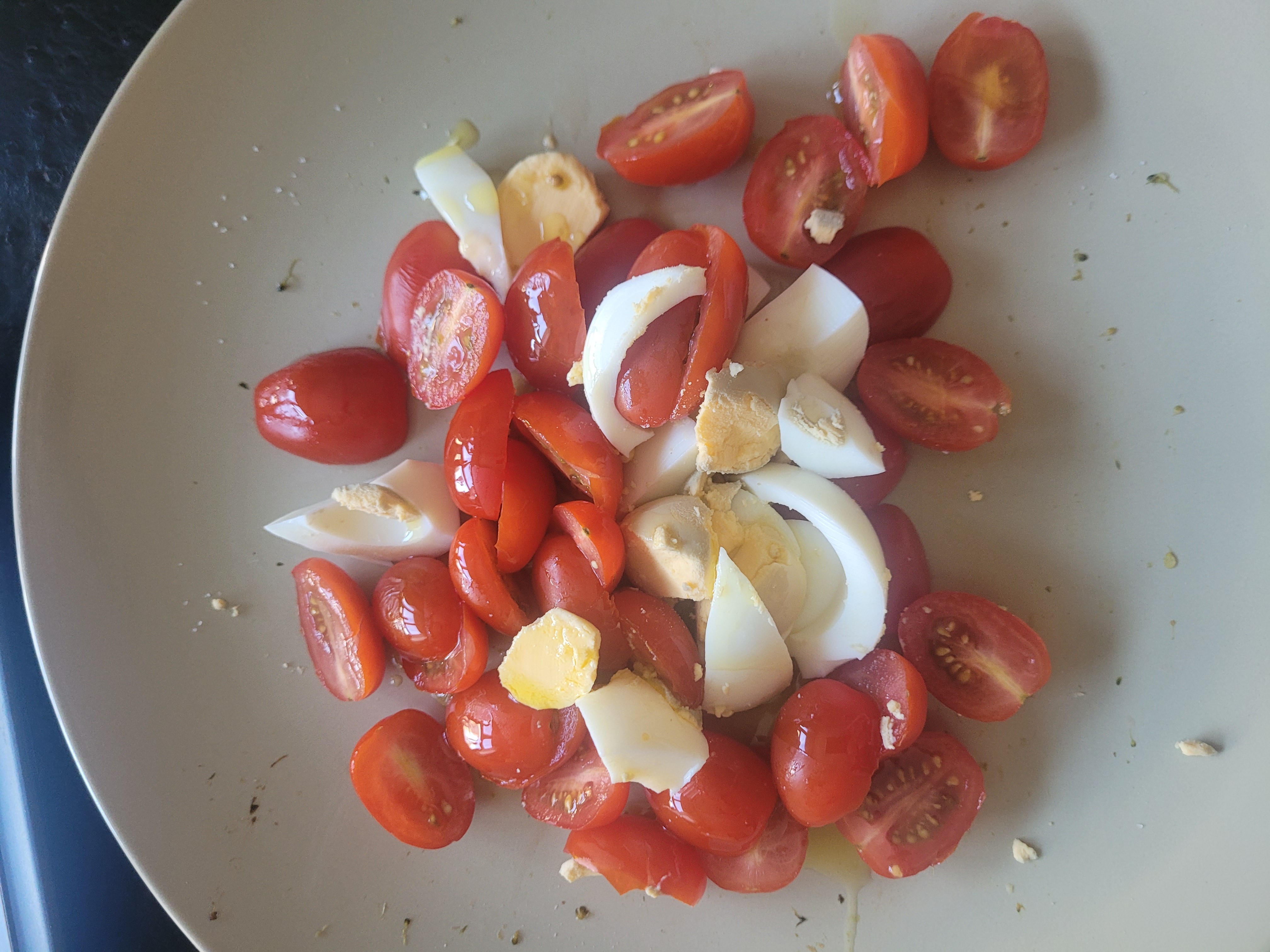 Salade œuf tomate