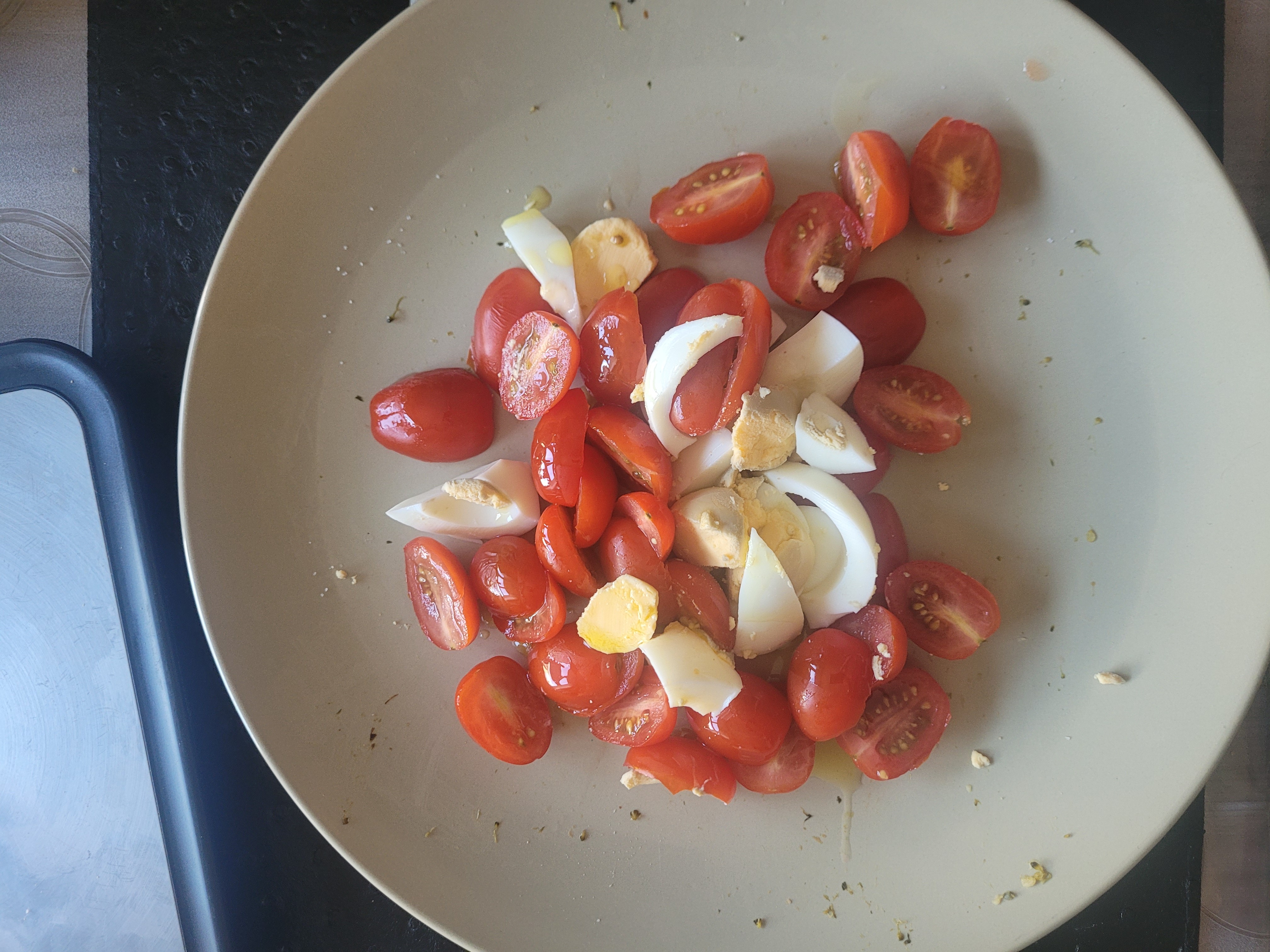 Salade œuf tomate