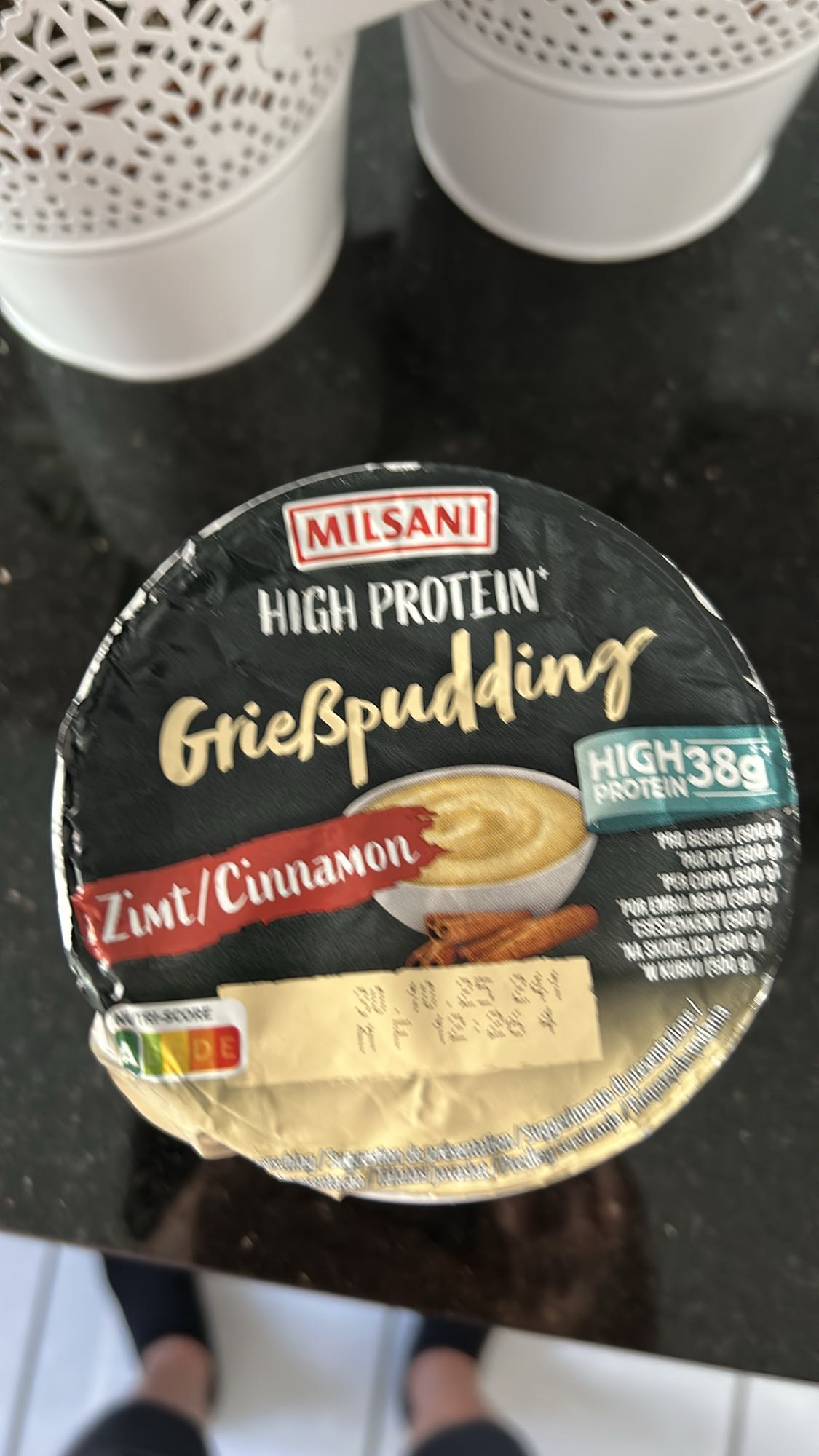 Grießpudding Zimt High Protein