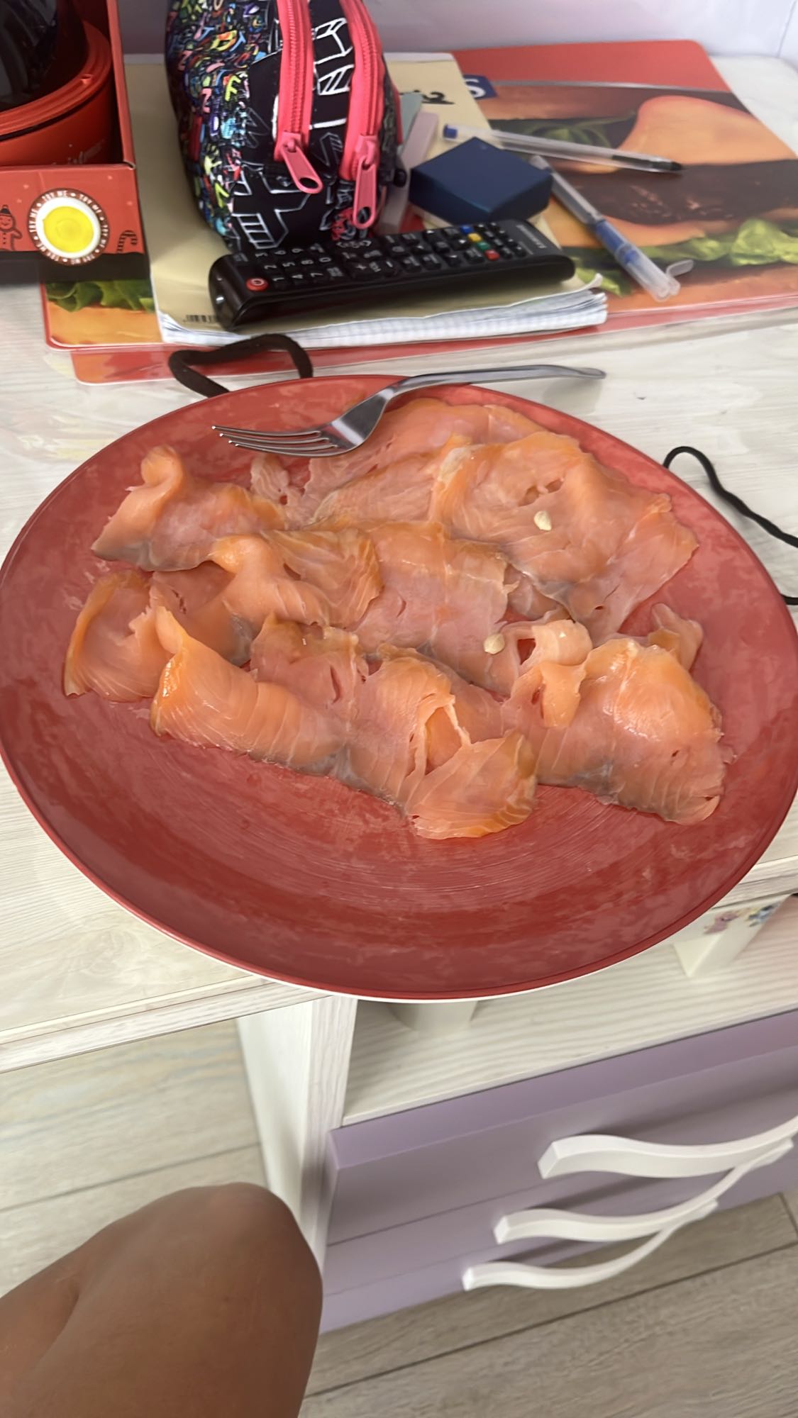 Somon füme tabağı