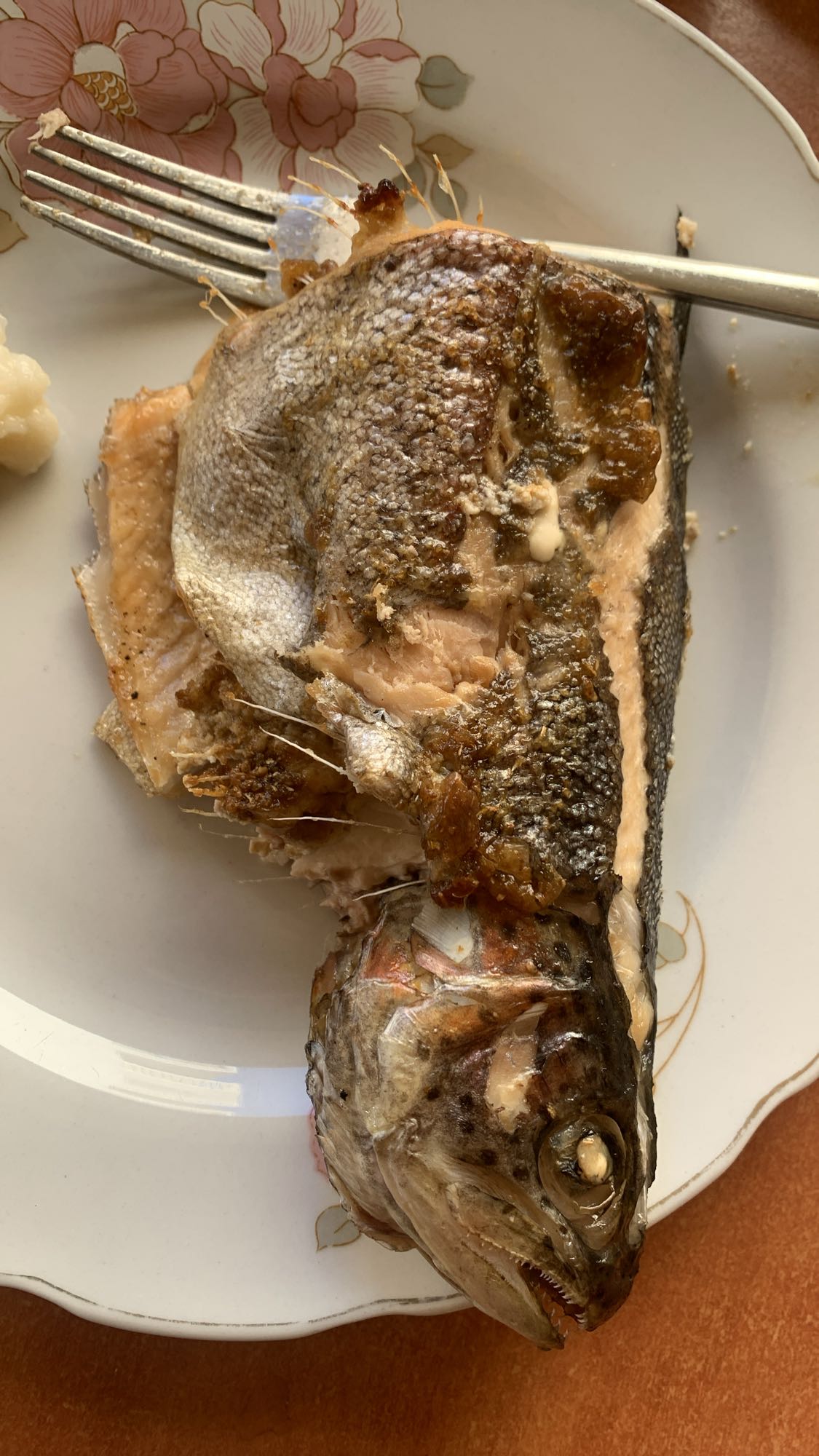 Baked trout
