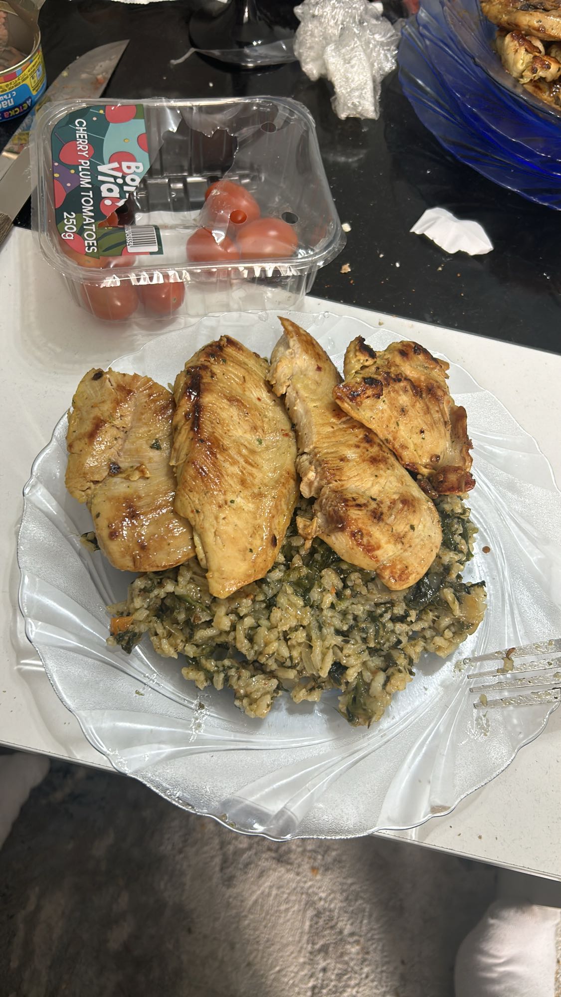 Grilled Chicken with Rice