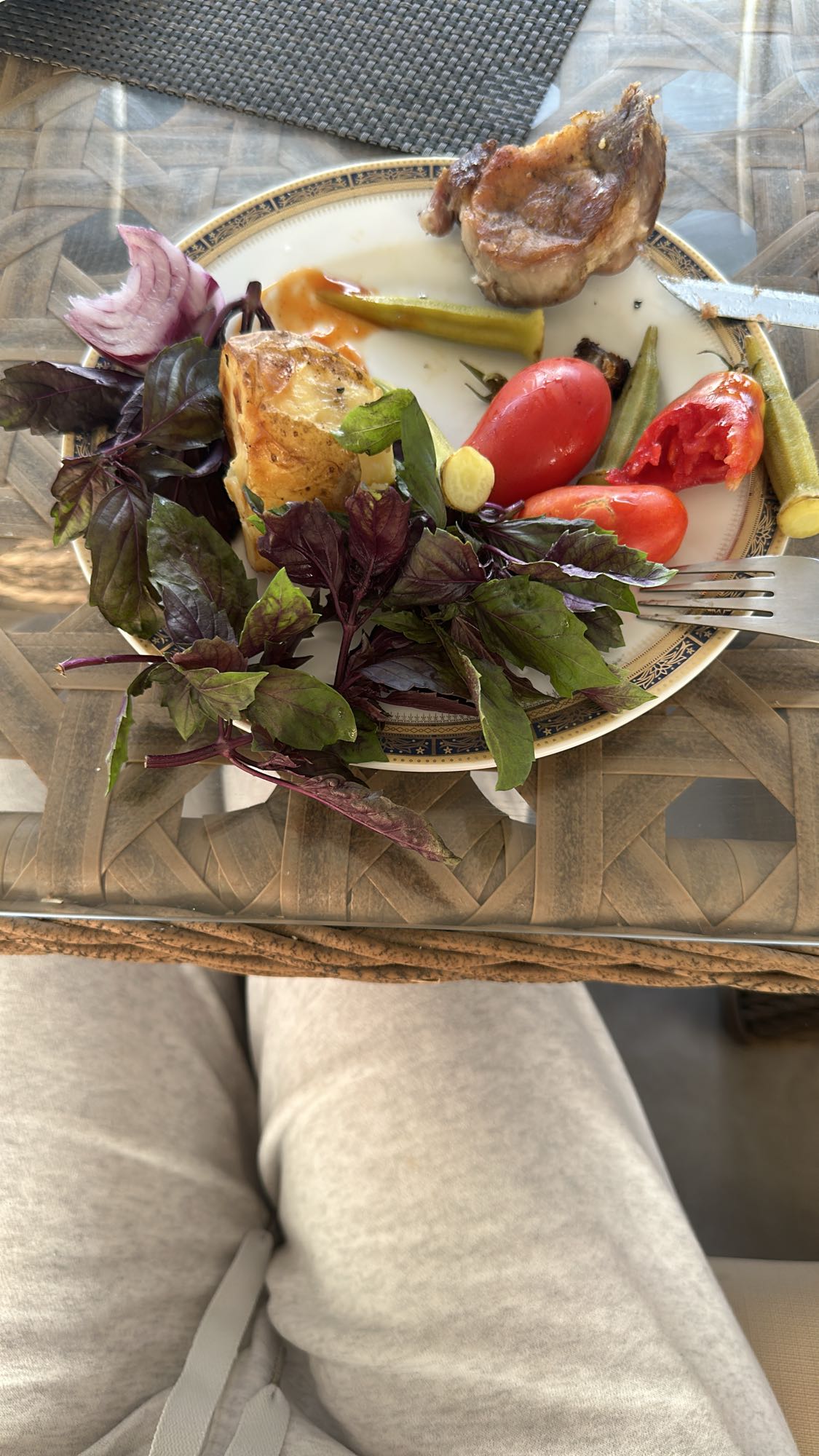 Grilled Meat & Veg Plate