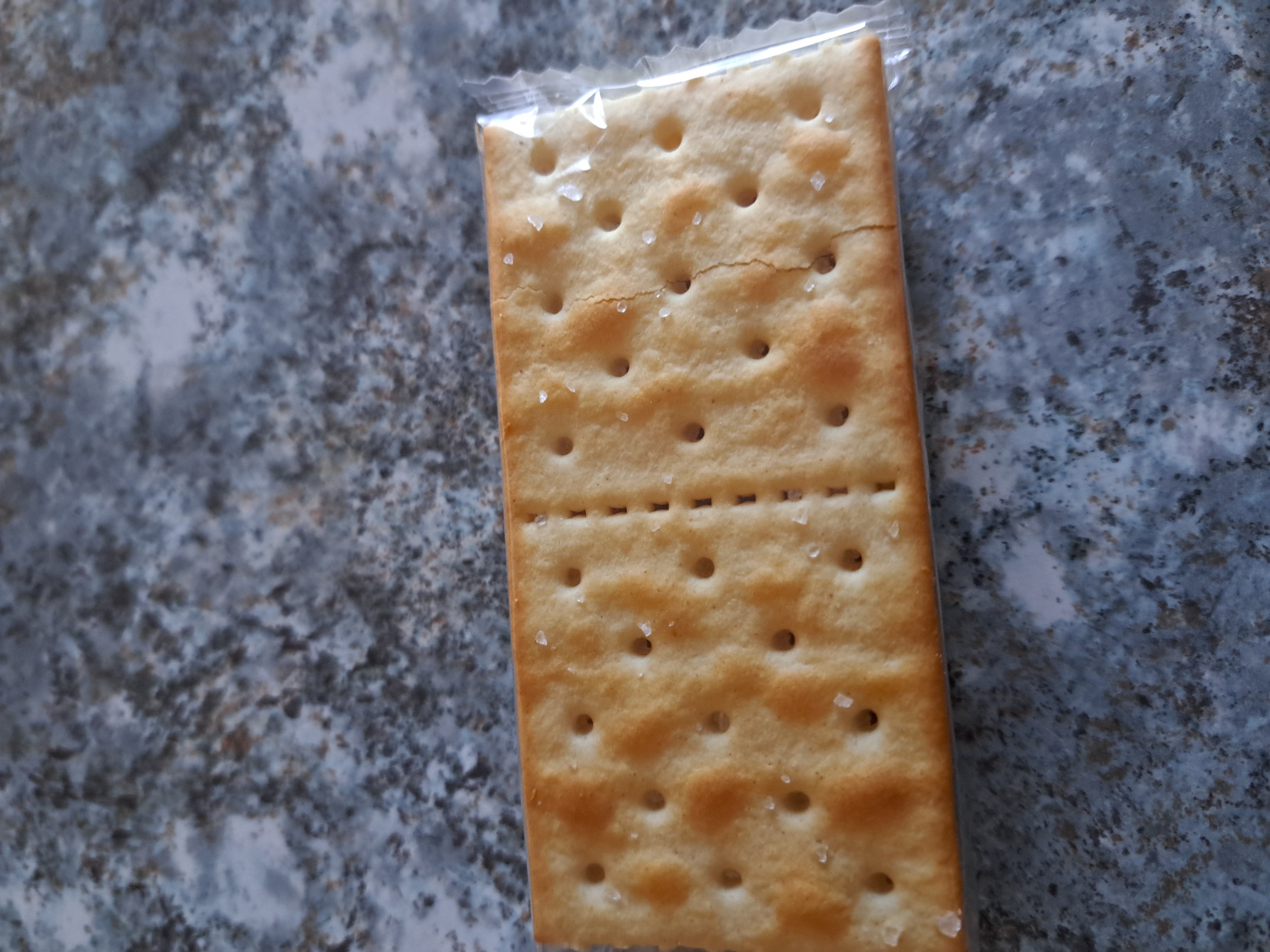Salted cracker snack