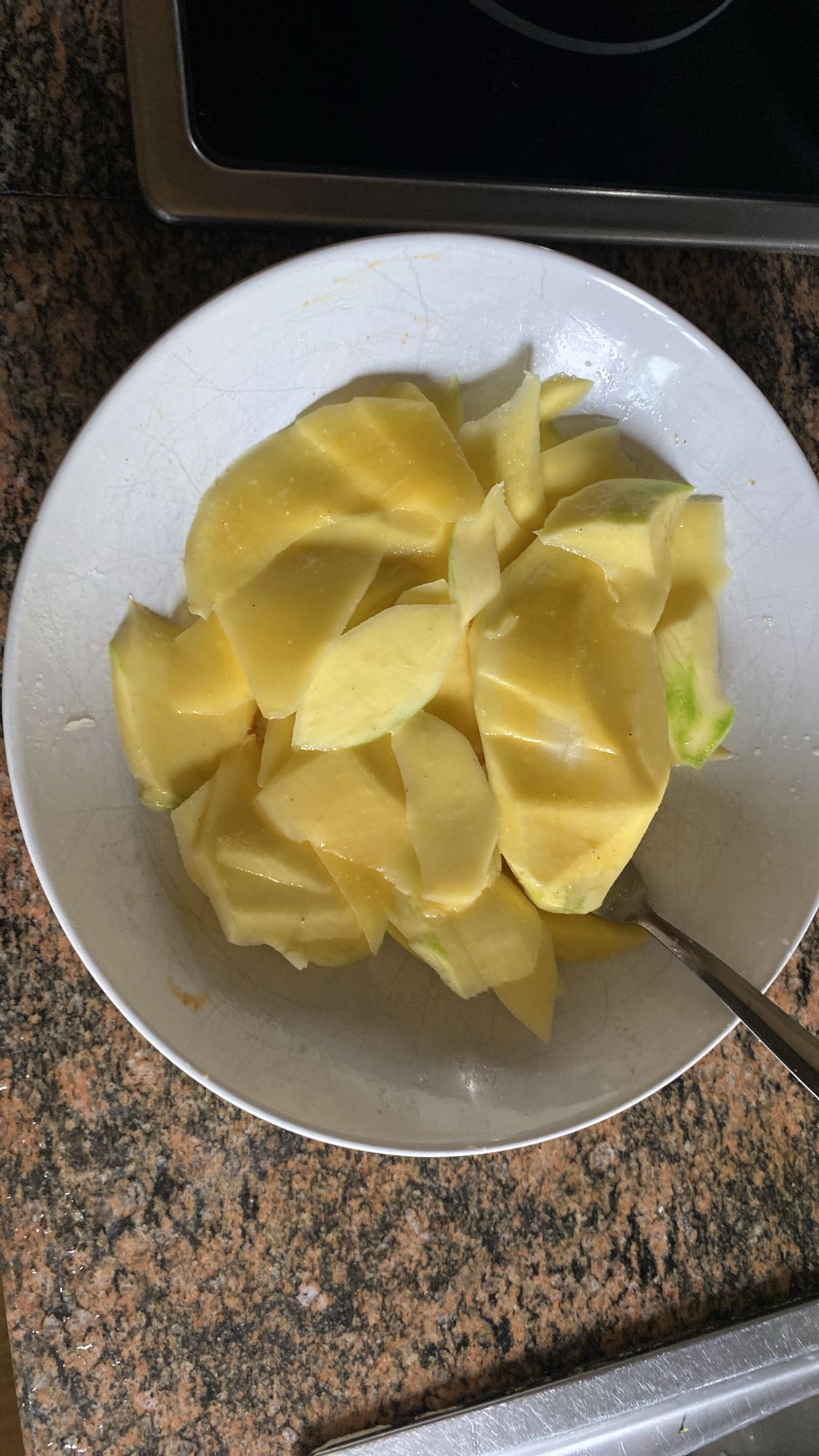 Mango verde con sal y limón