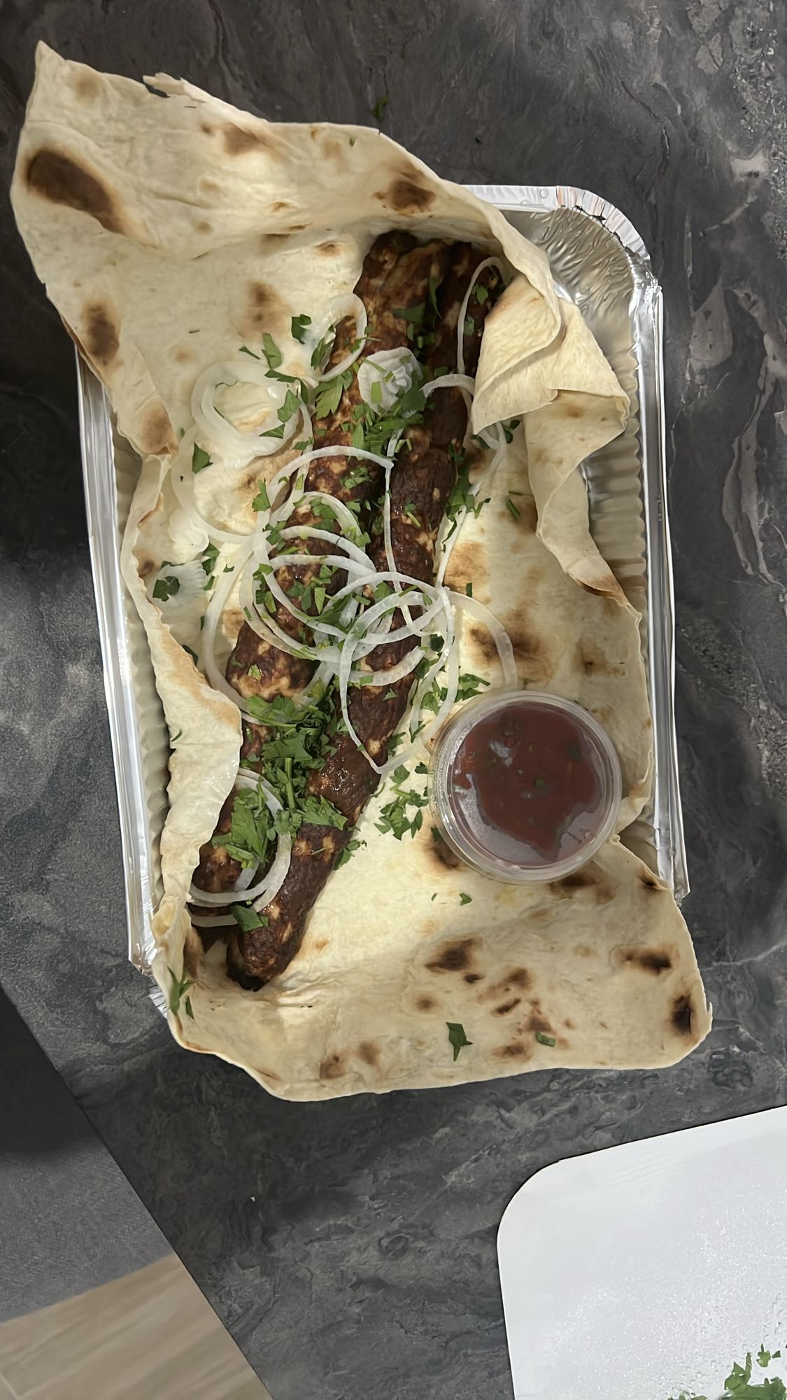 լավաշ քյաբաբով