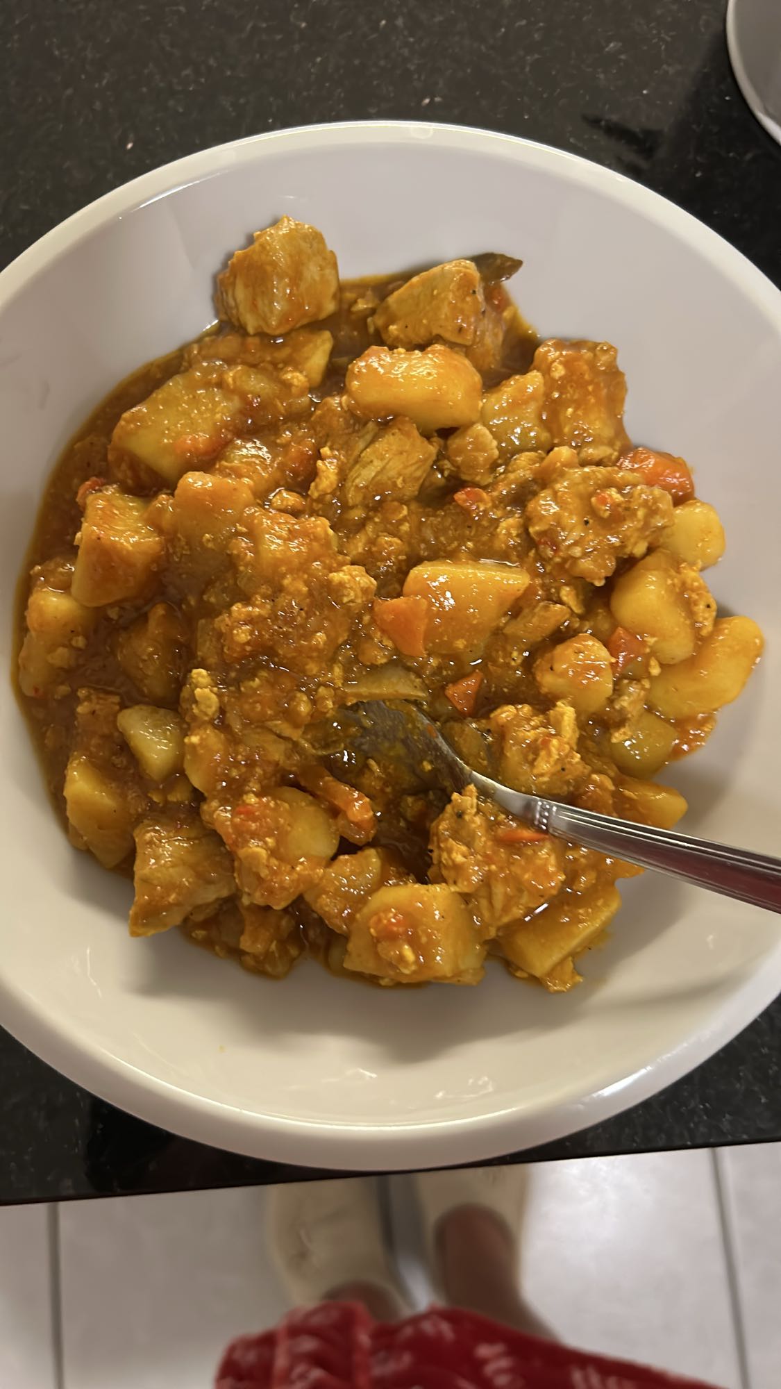 Kip aardappelstoofpot