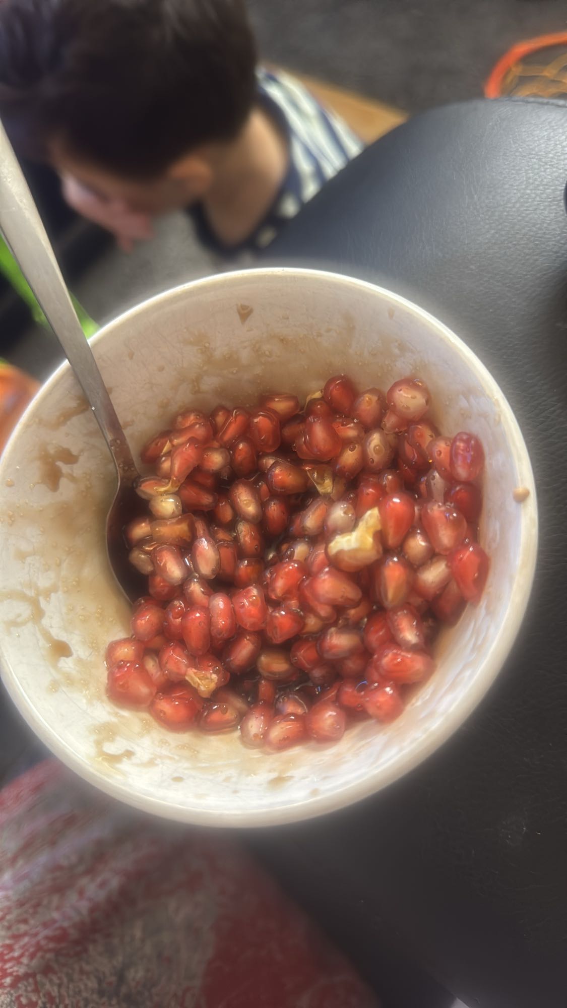 Havregryn med granatäpple