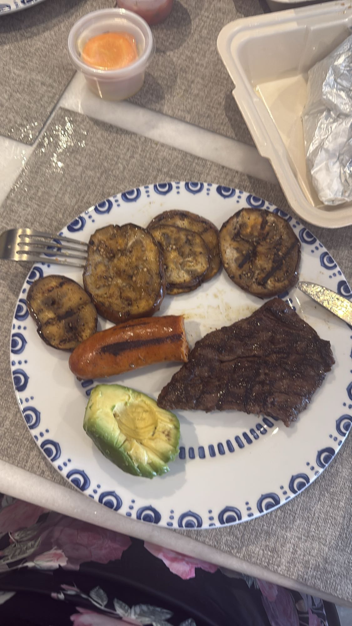 Parrillada con vegetales