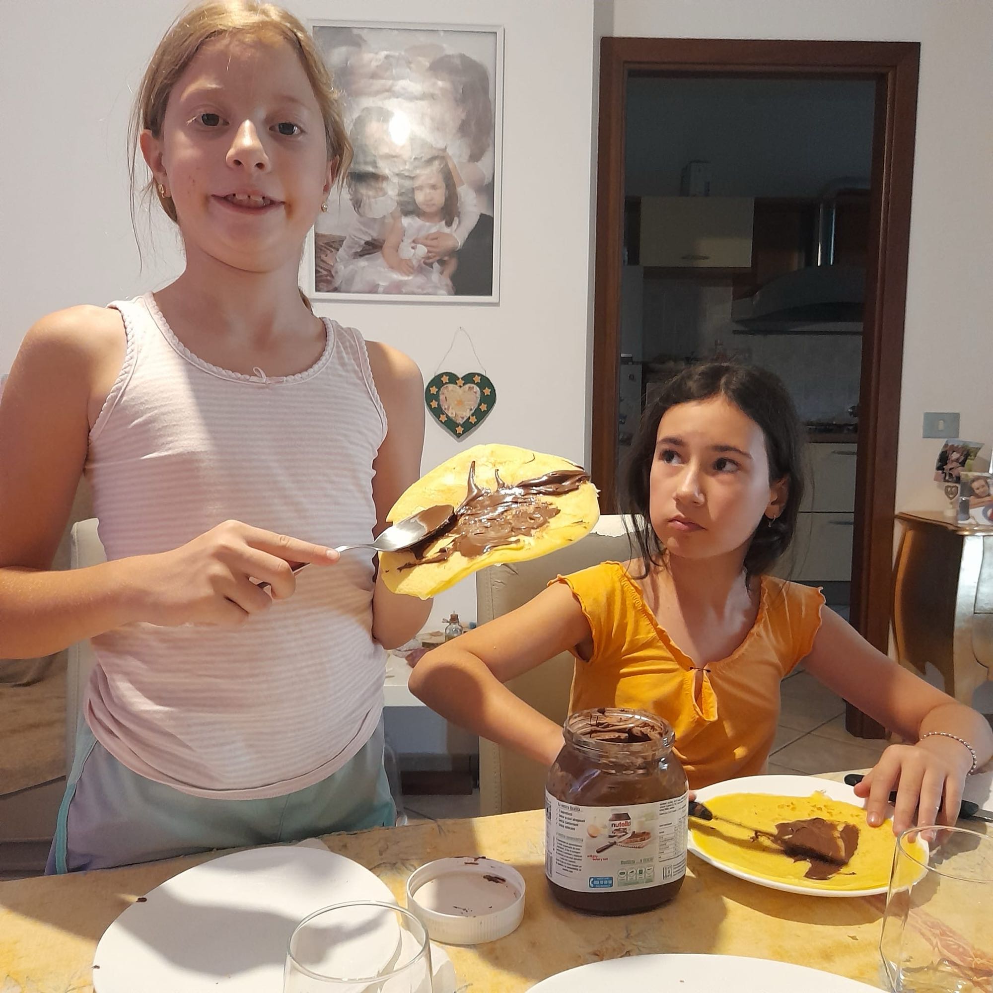 Crepe con crema de avellanas