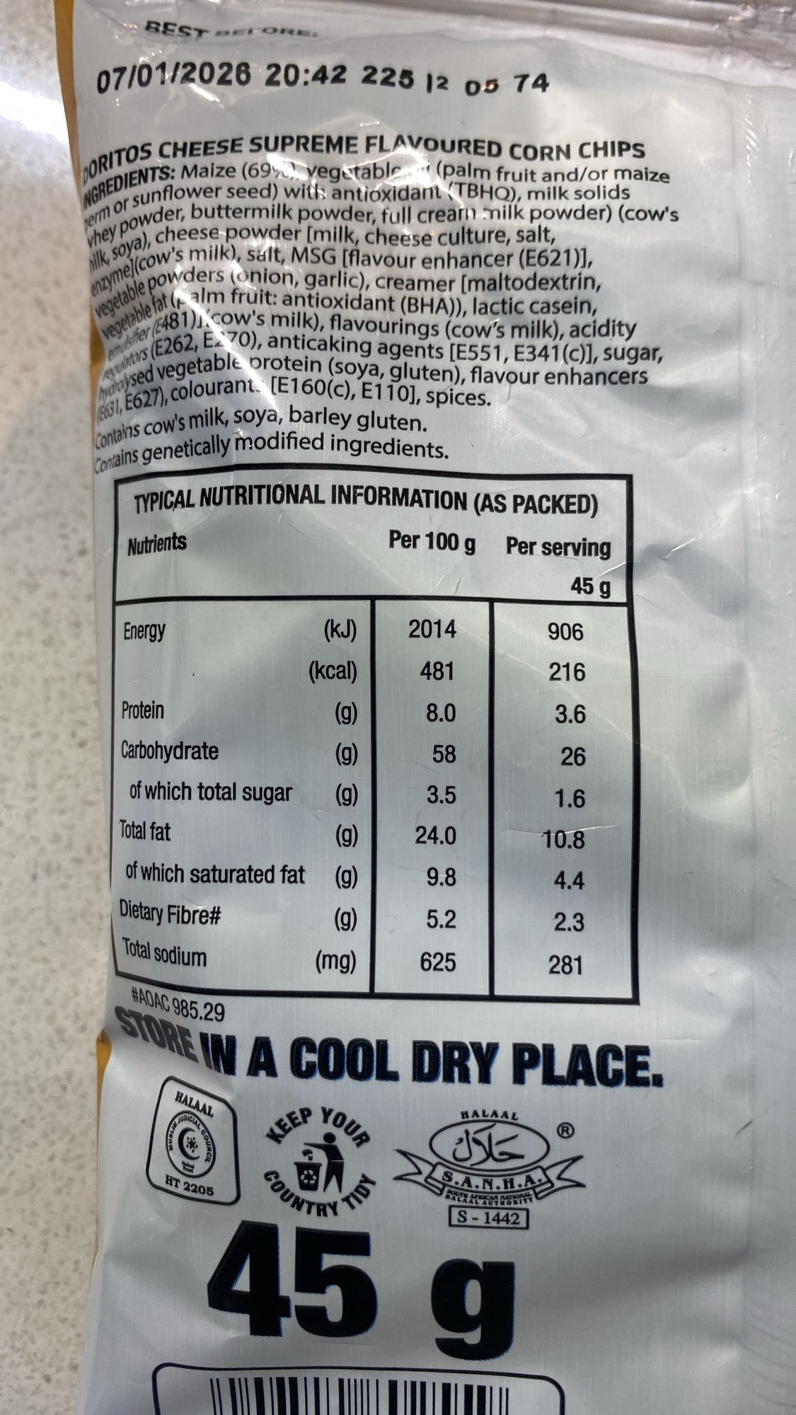 Cheese Supreme Corn Chips