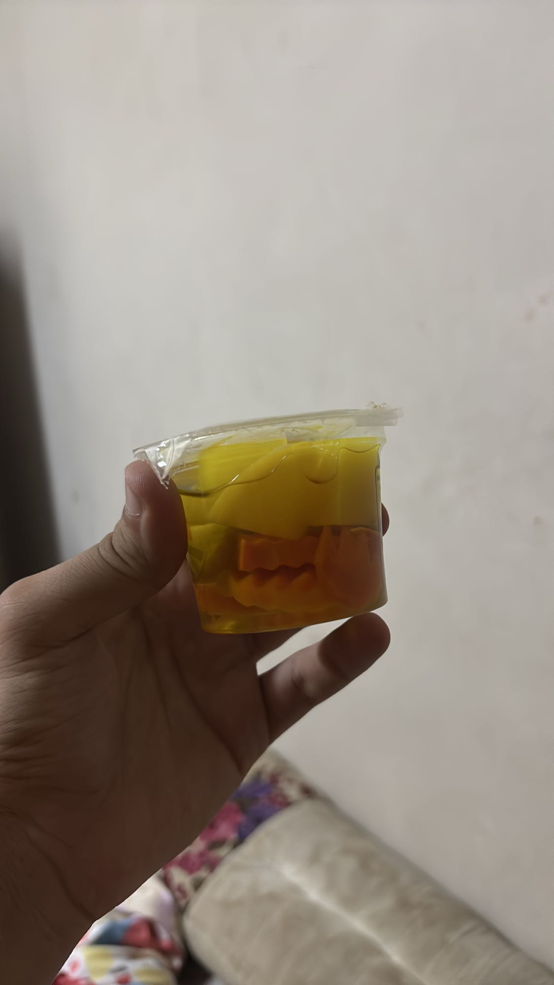 fruit jelly cup