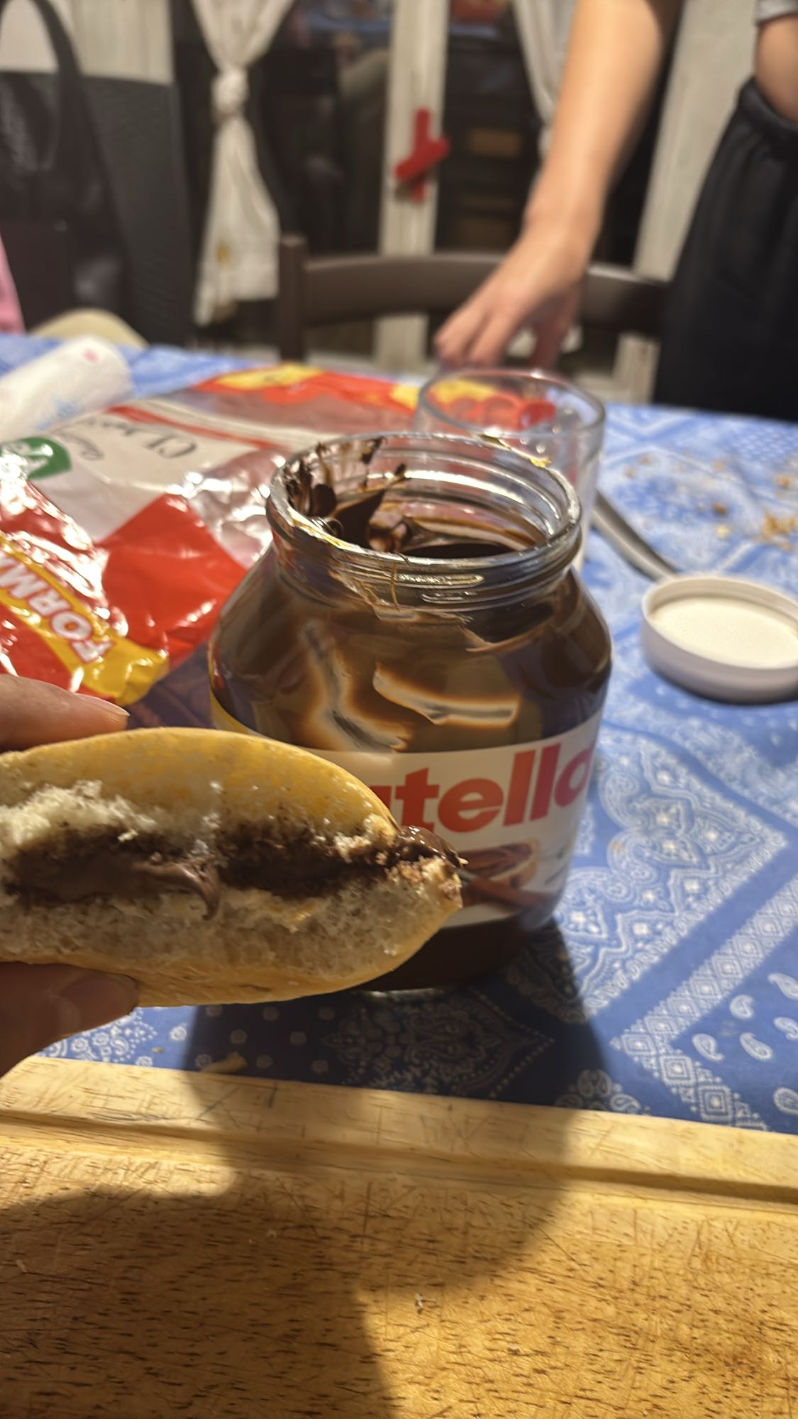Pan con Nutella