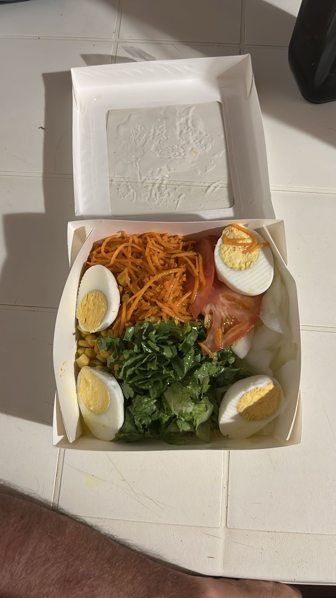 Salade composée œuf