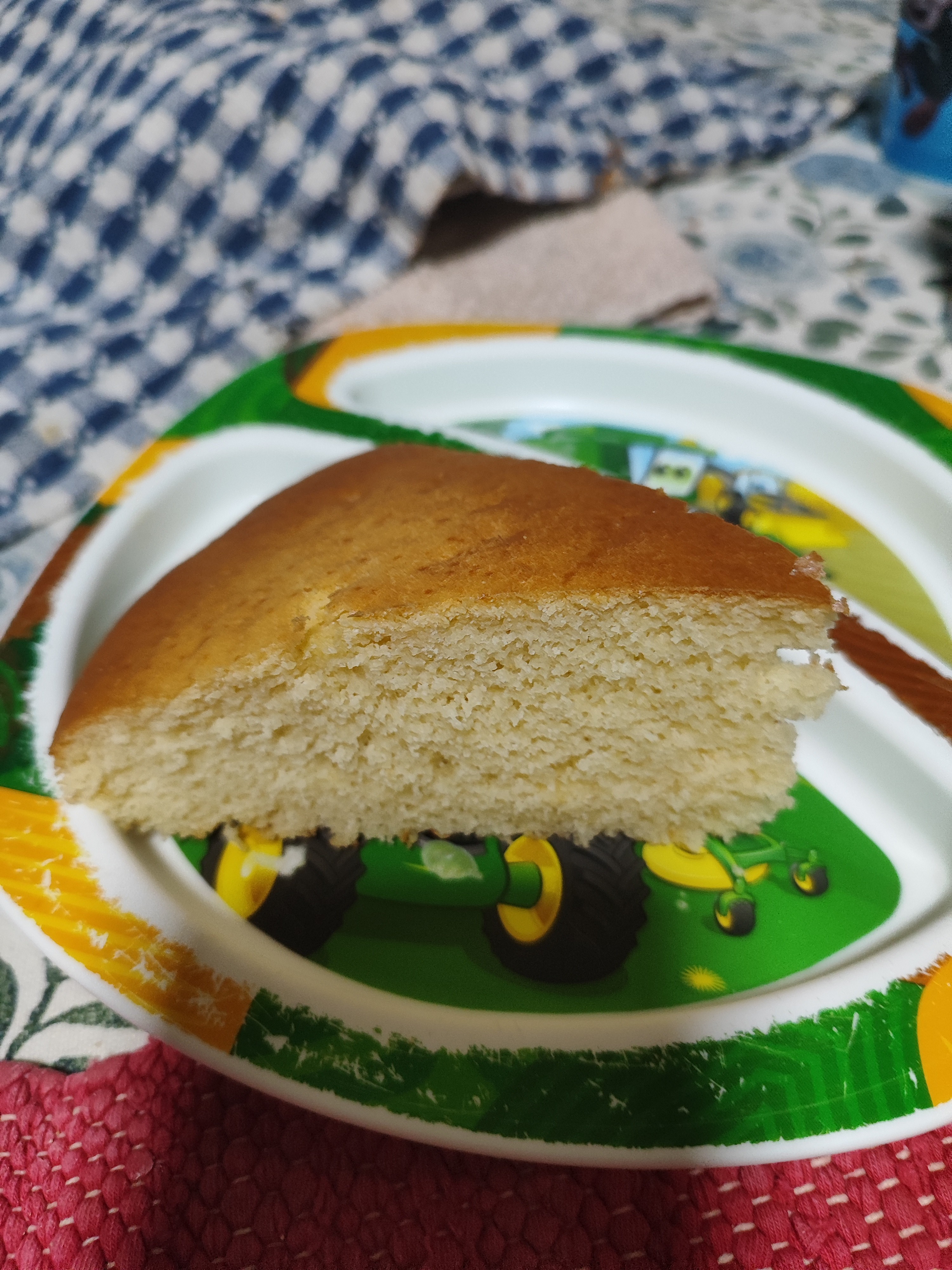 rebanada de pastel simple