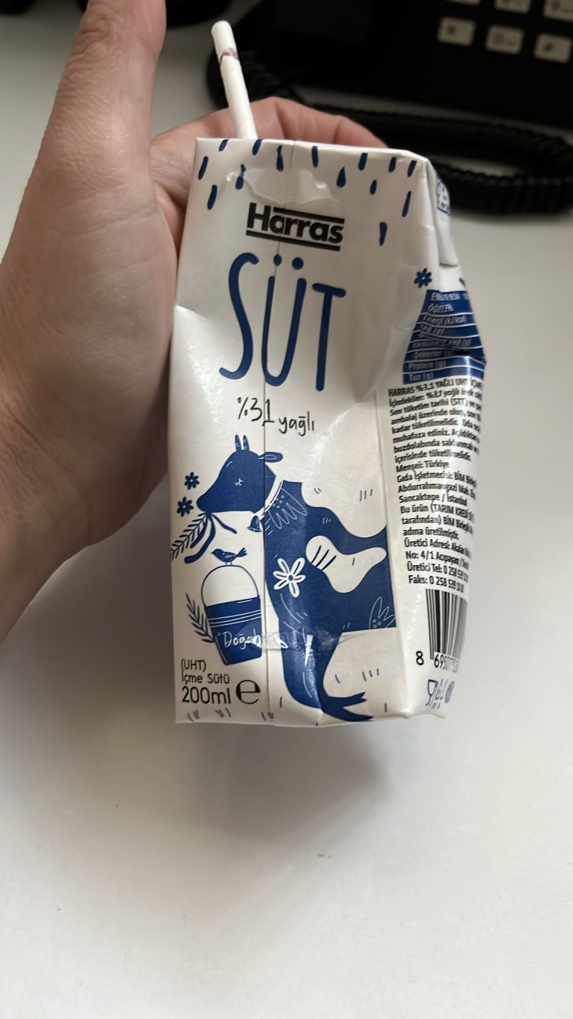 Harras süt 200ml