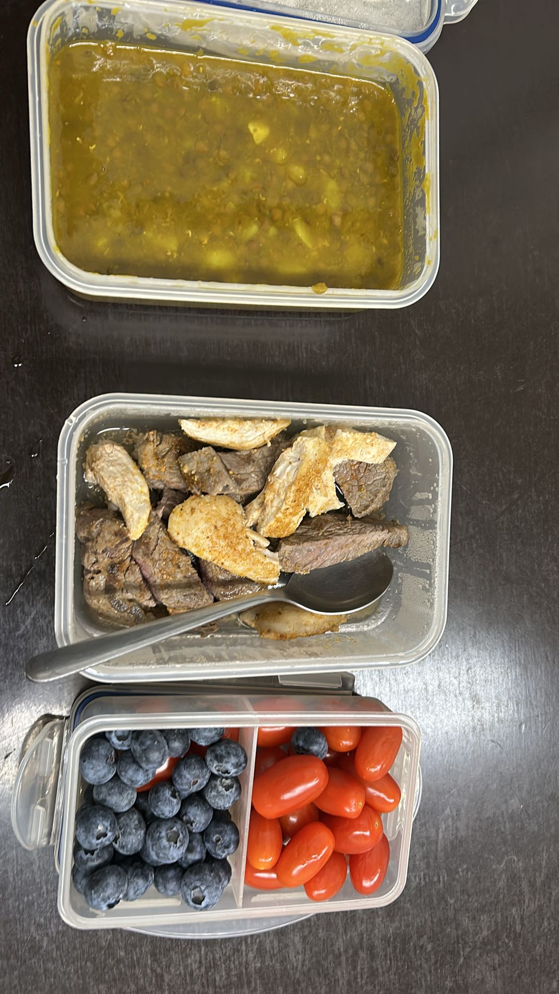 almuerzo variado saludable