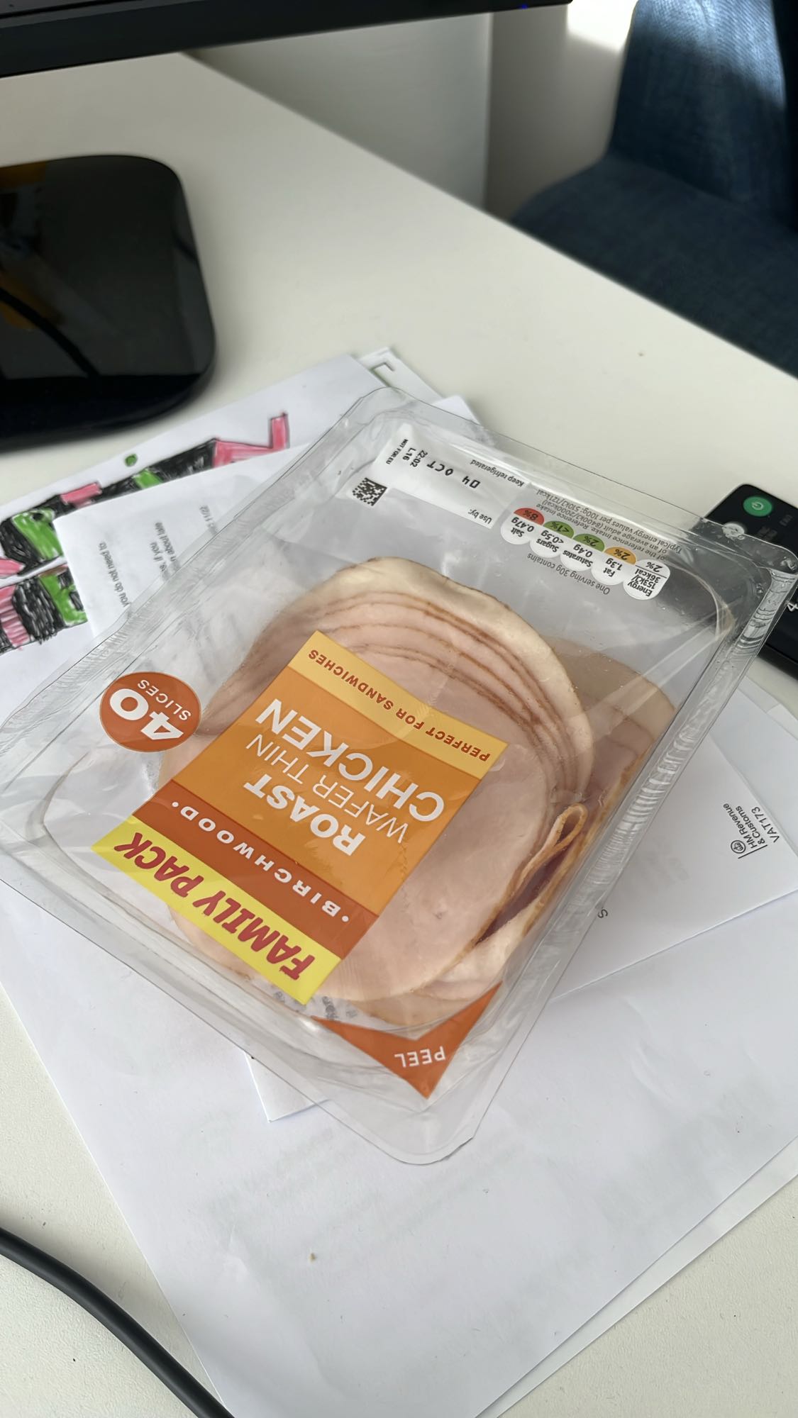 Roast Chicken Slices