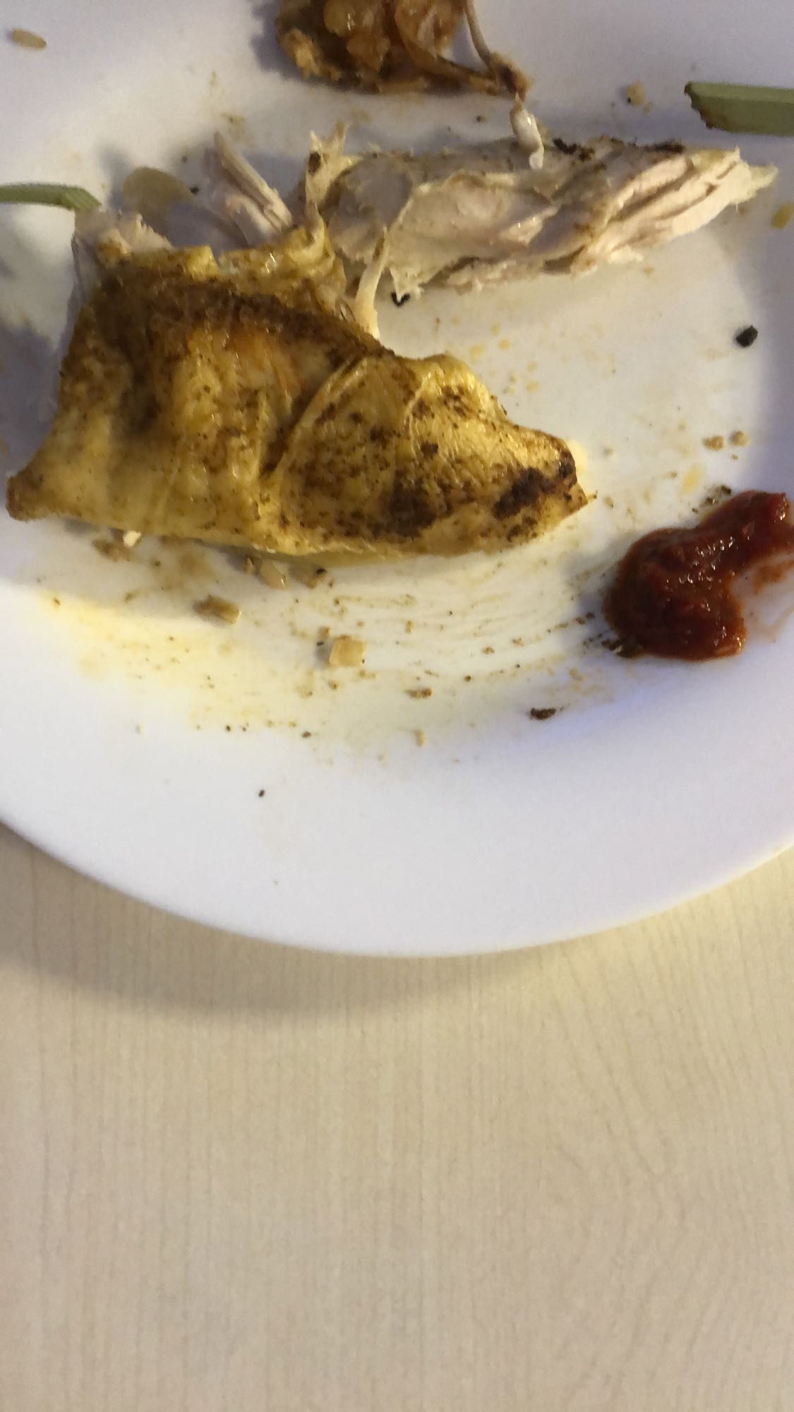 Poulet rôti et sauce