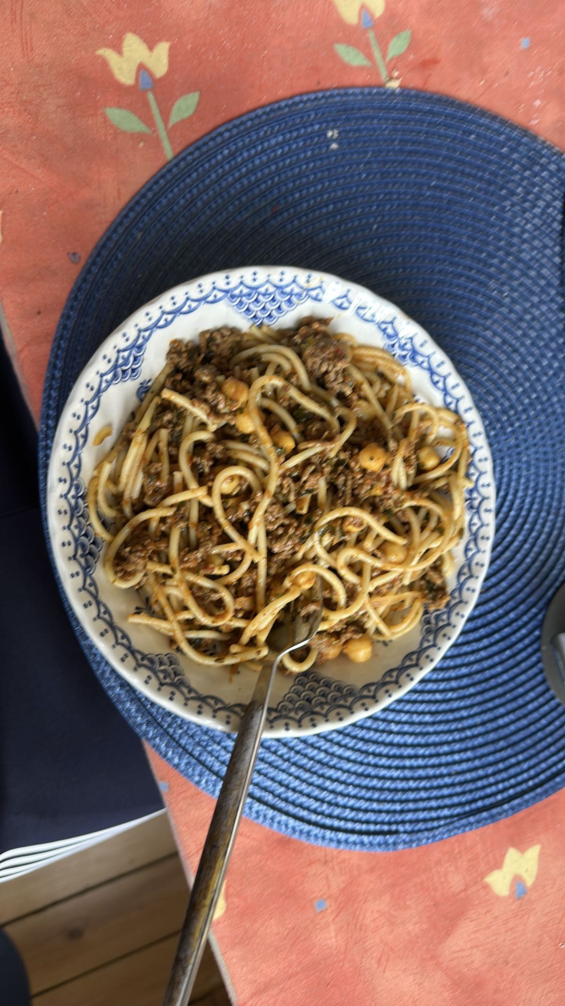 Köttfärssås med spaghetti