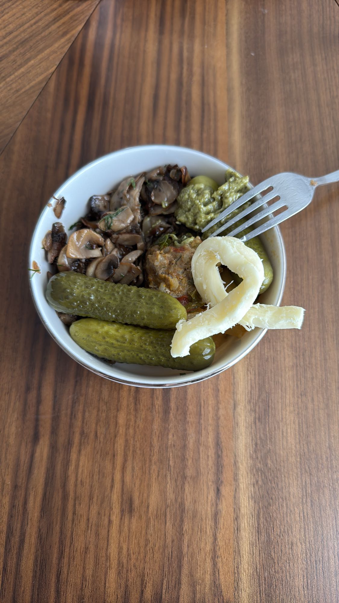 Pickles and Veggie Bowl