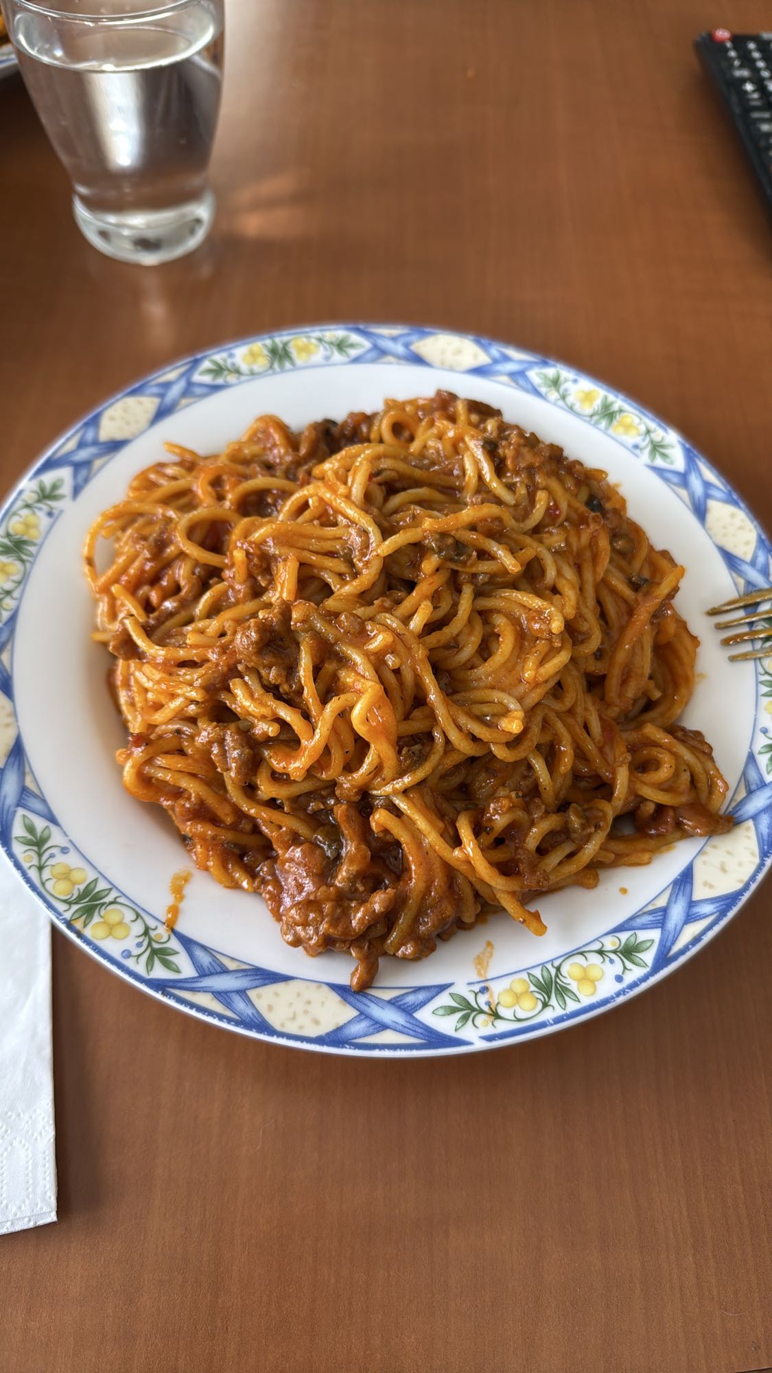 Espaguetis con carne