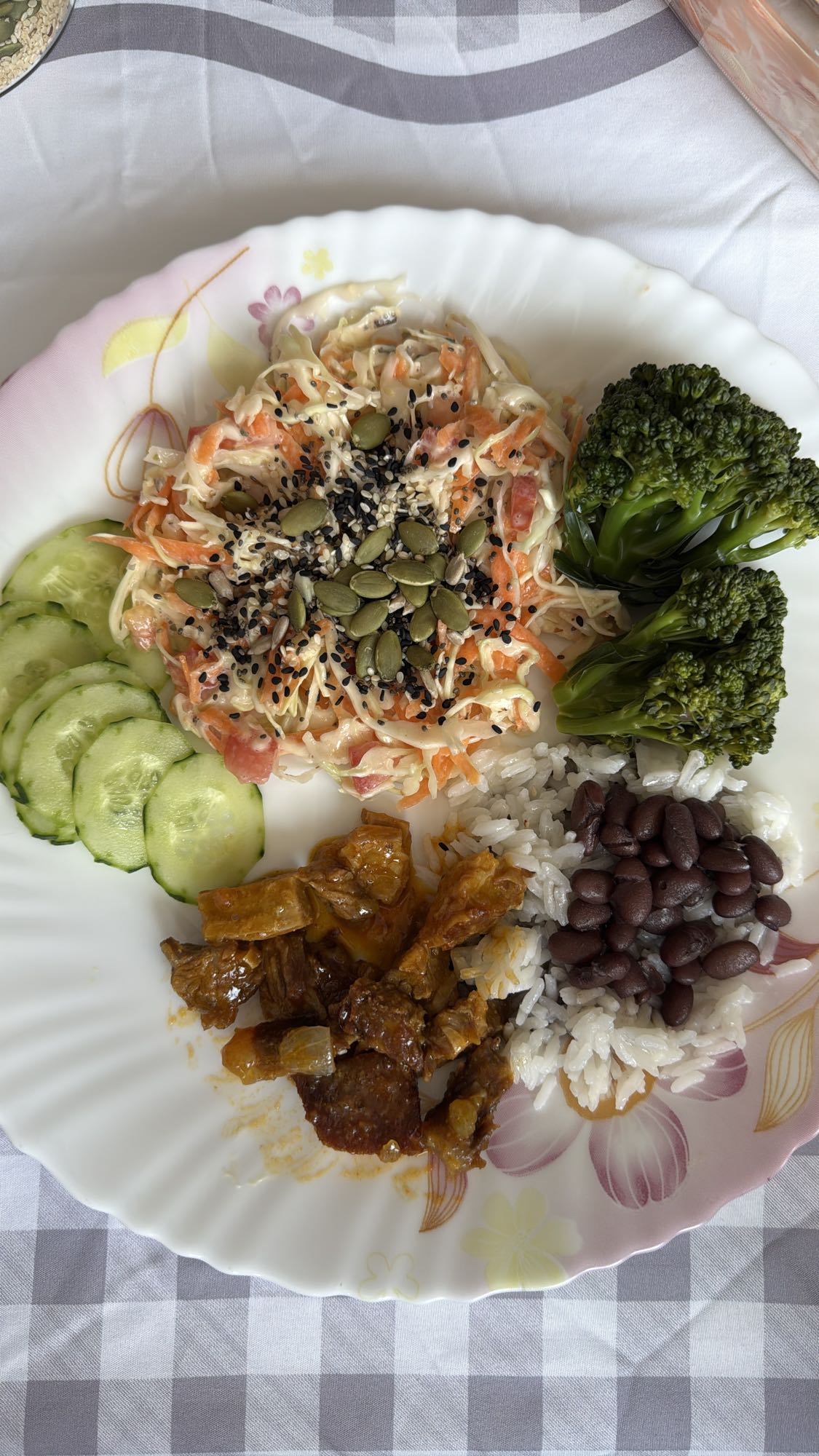 Prato variado saudável