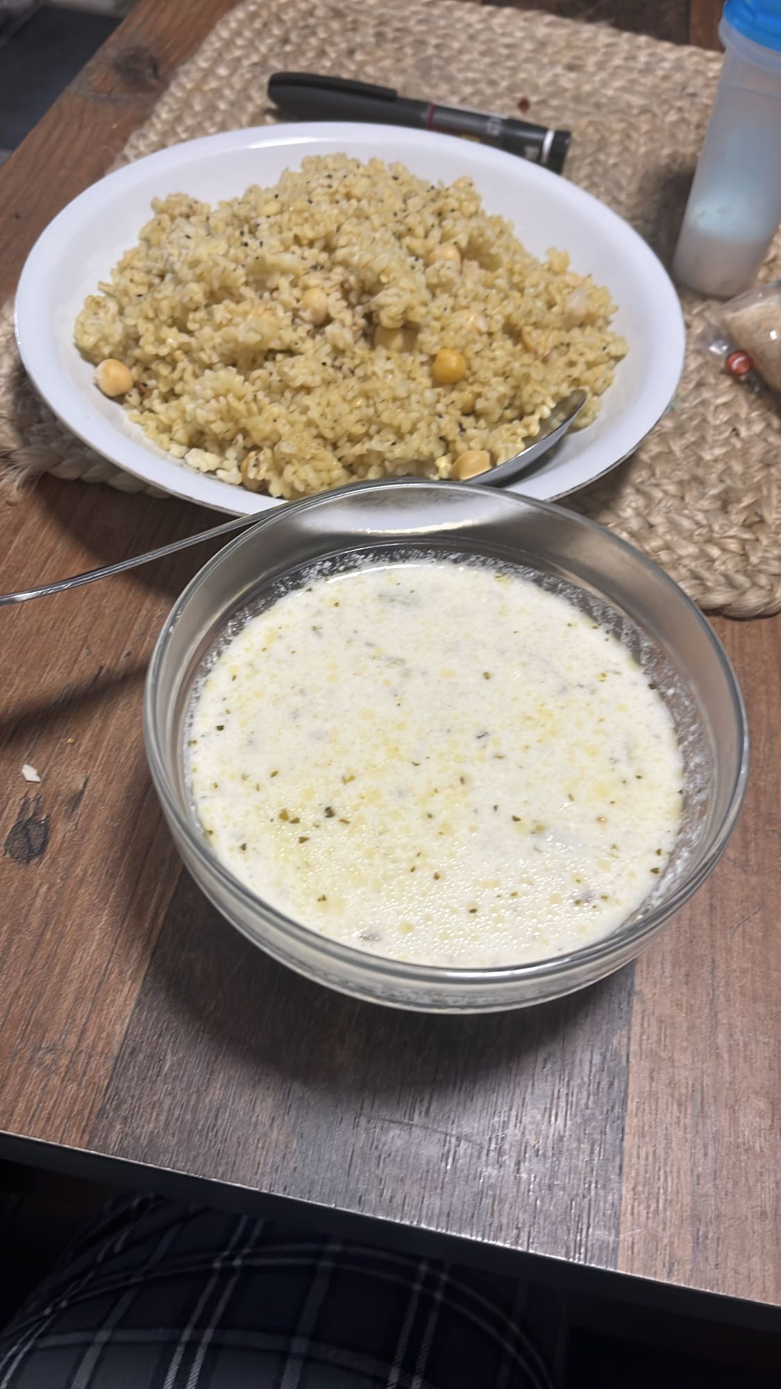 Yoğurtlu bulgur pilavı