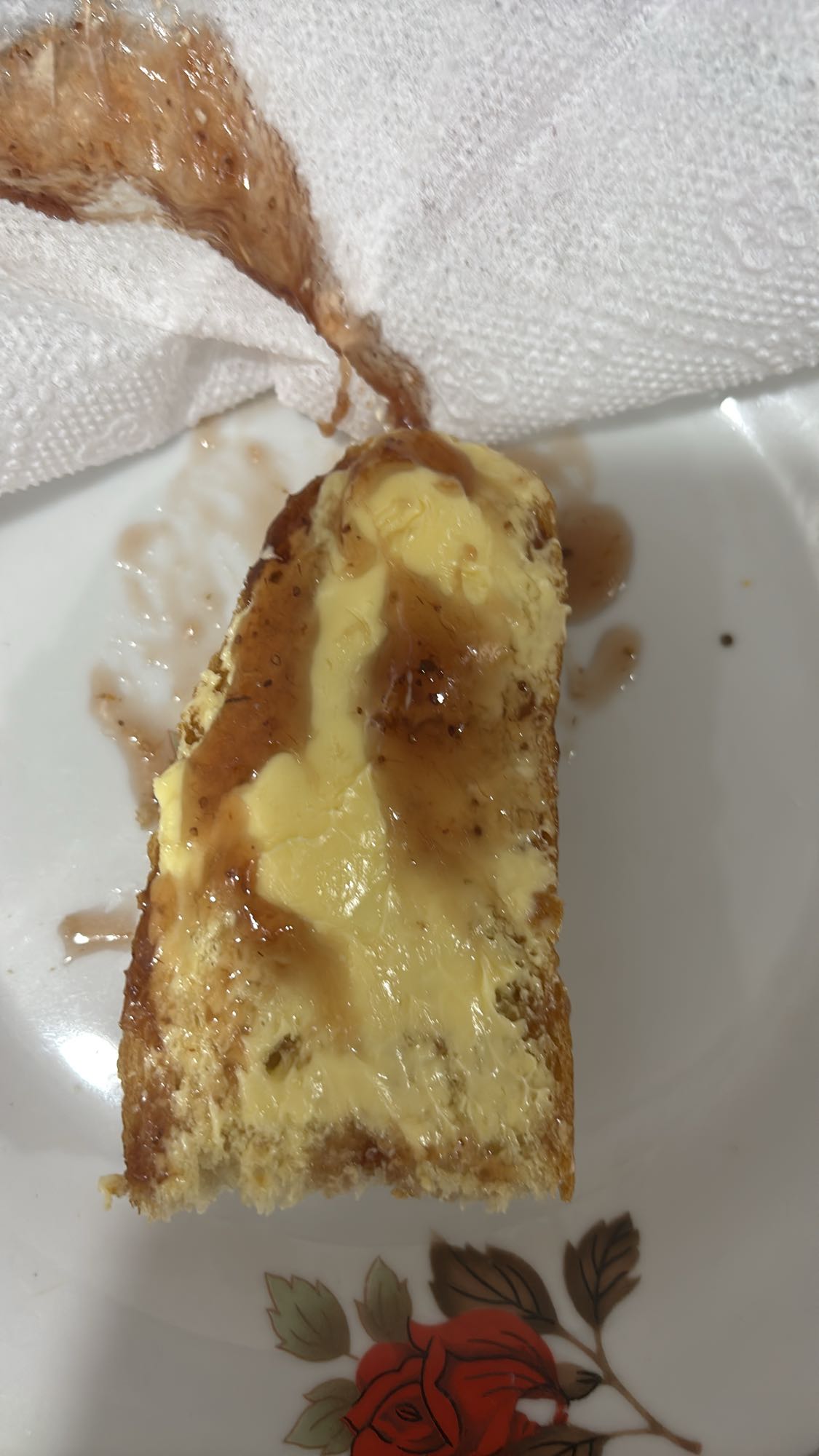 хлеб с маслом и вареньем