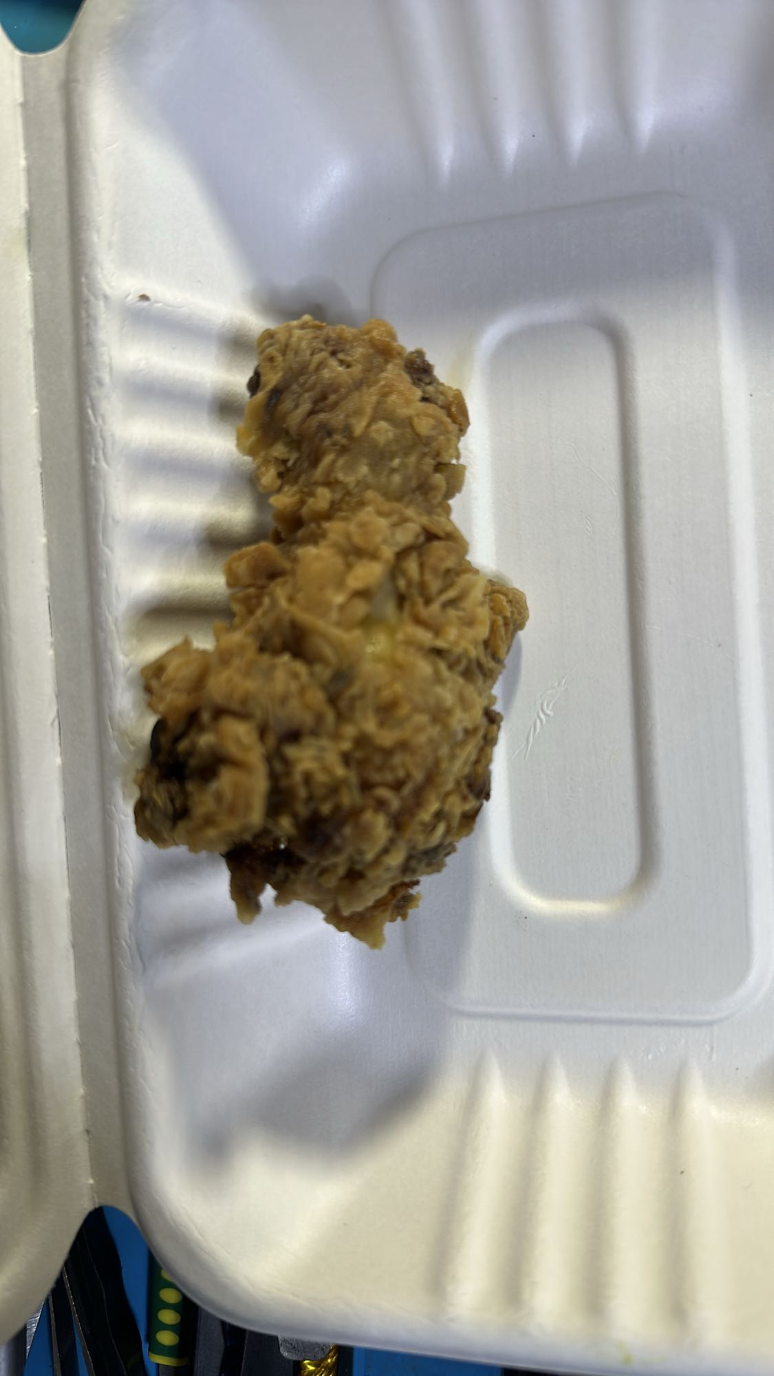 muslo de pollo frito