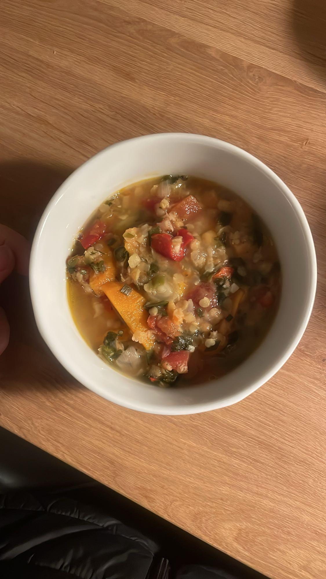 zupa z soczewicą i warzywami