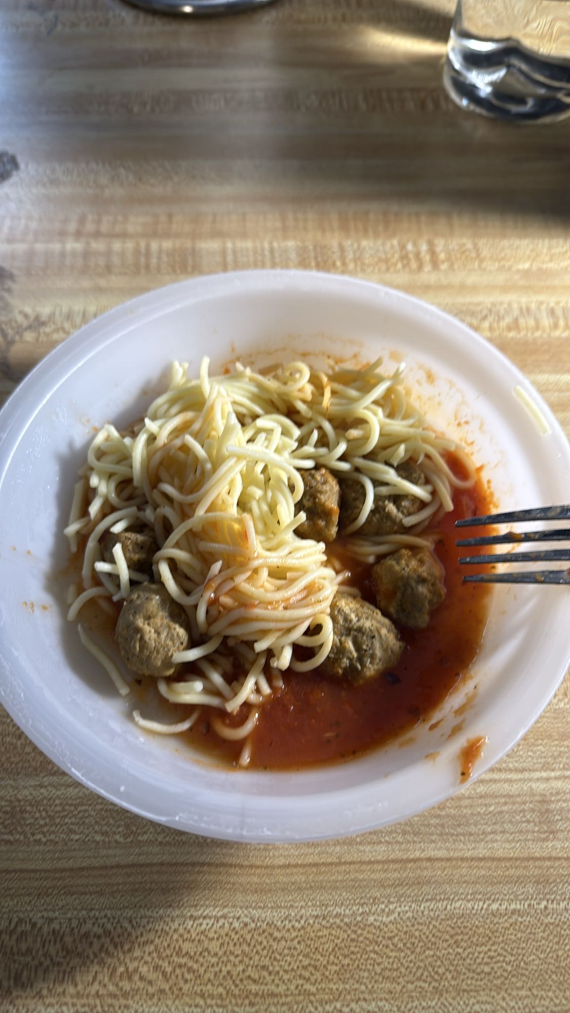 Spaghetti boulettes sauce