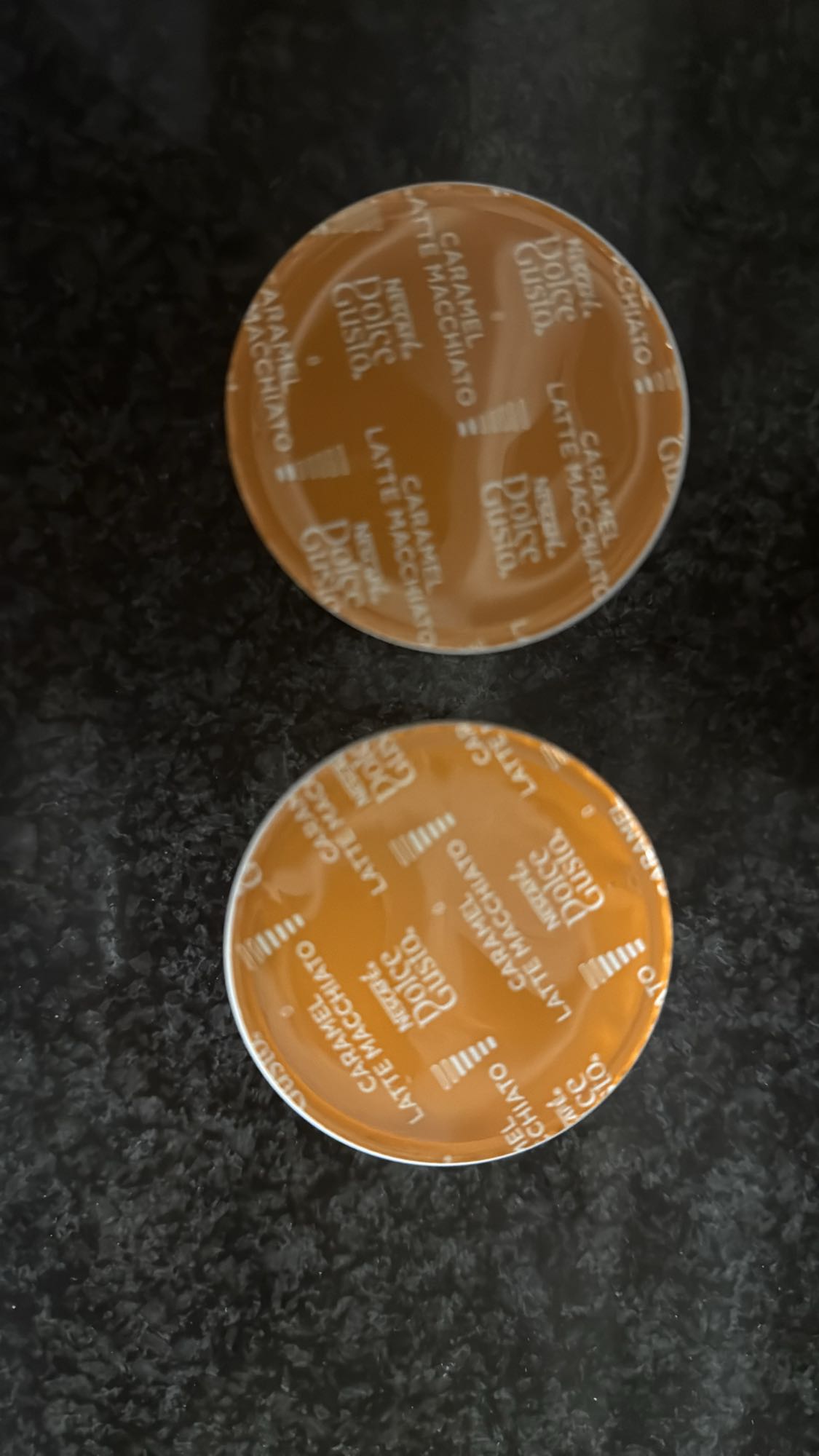 Caramel latte macchiato