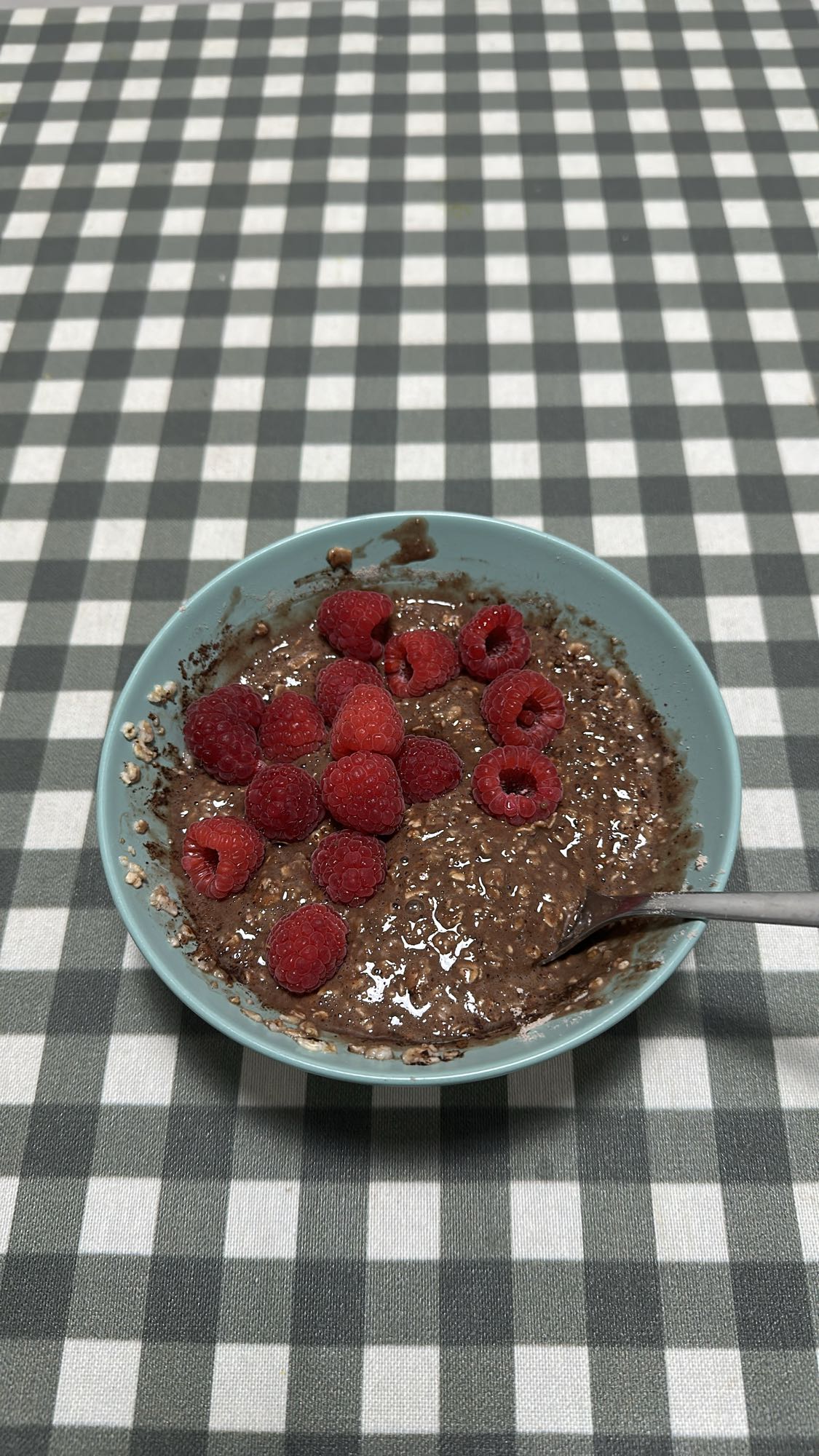 avena chocolate y frambuesa
