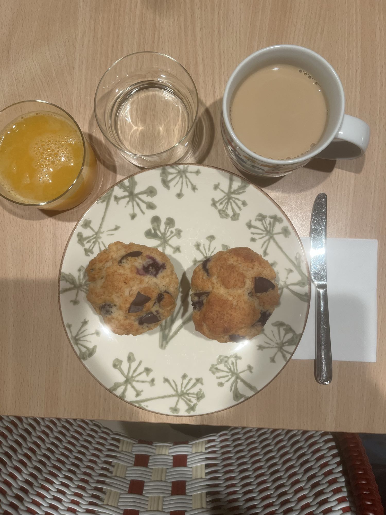 Desayuno con muffins