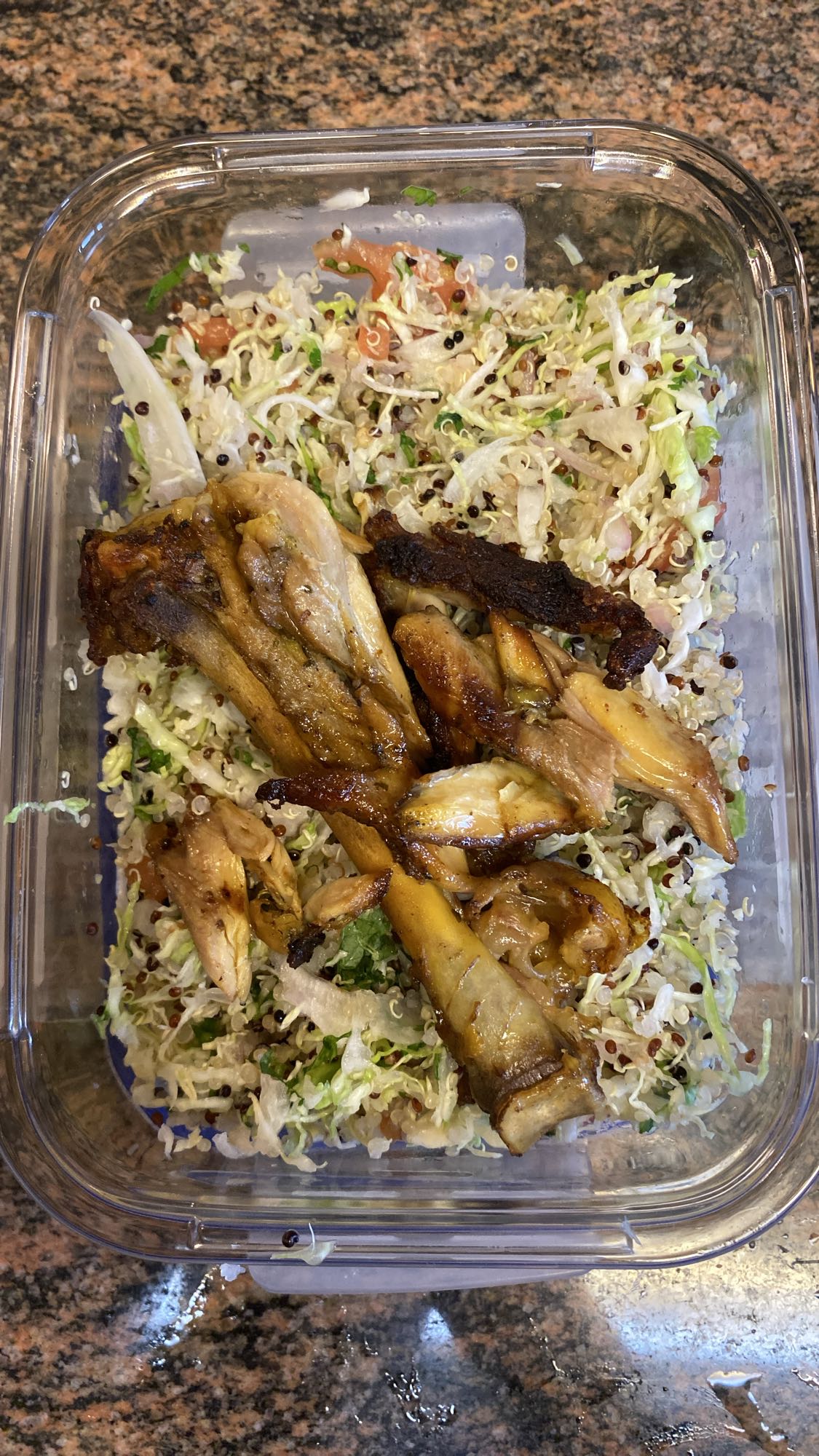 ensalada con pollo