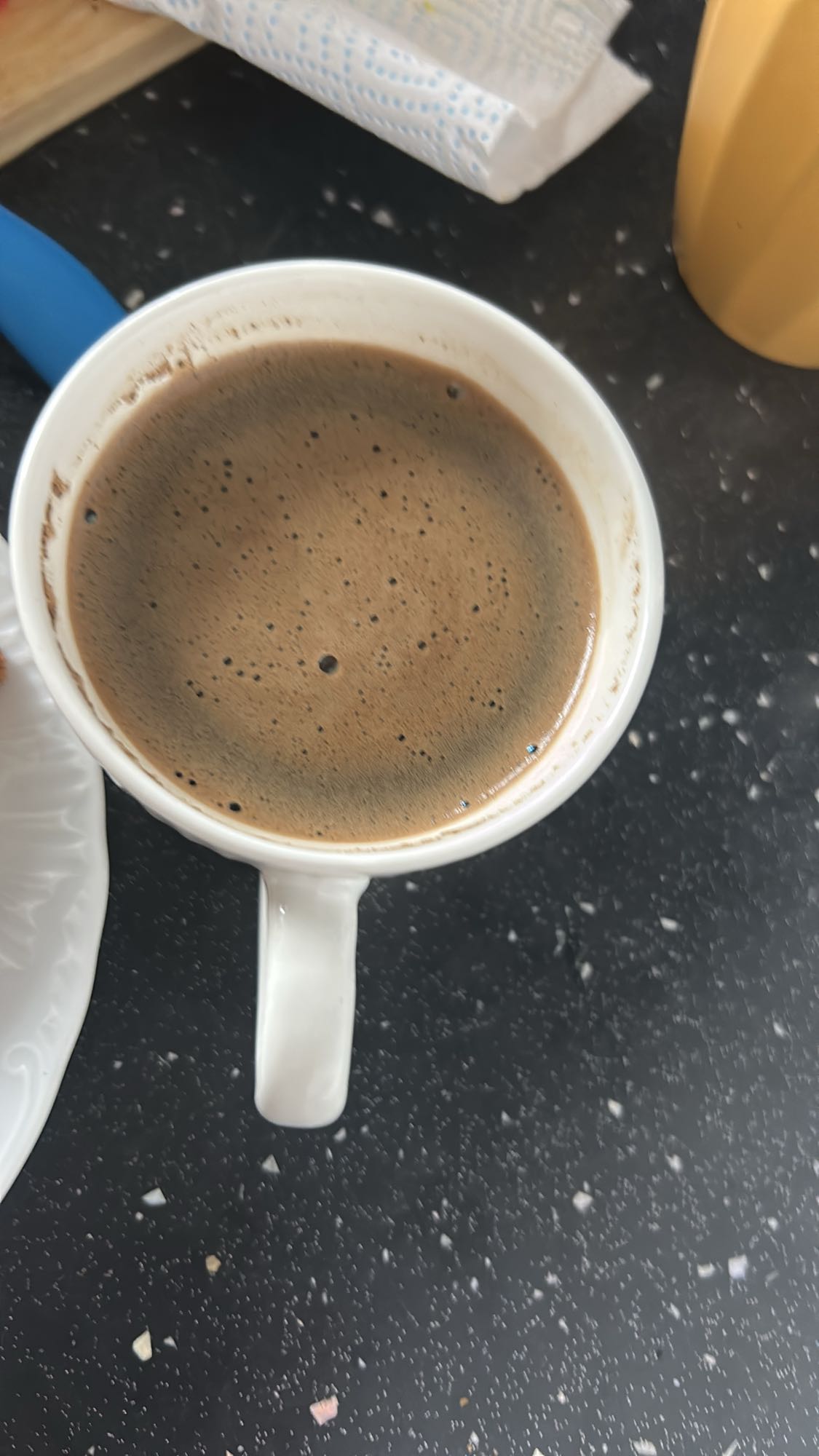 filiżanka czarnej kawy