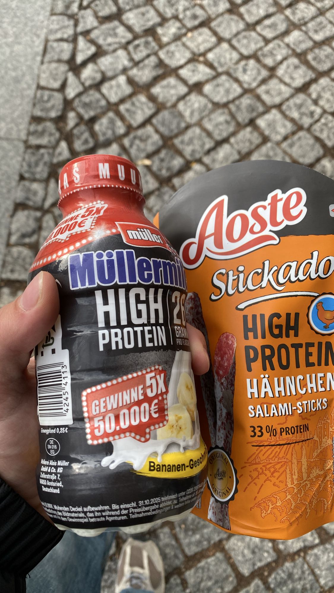 Protein Drink & Salami