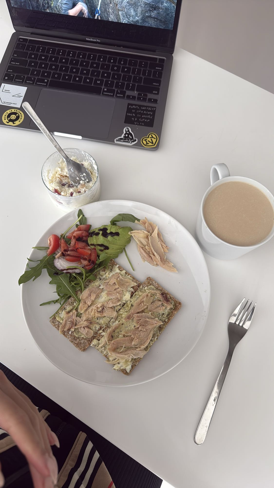 хрустящие тосты с курицей