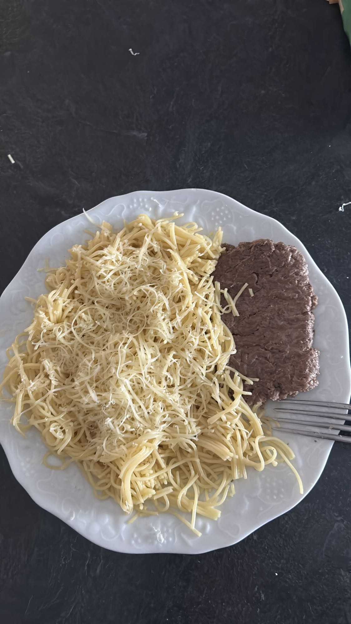 Spaghetti steak fromage