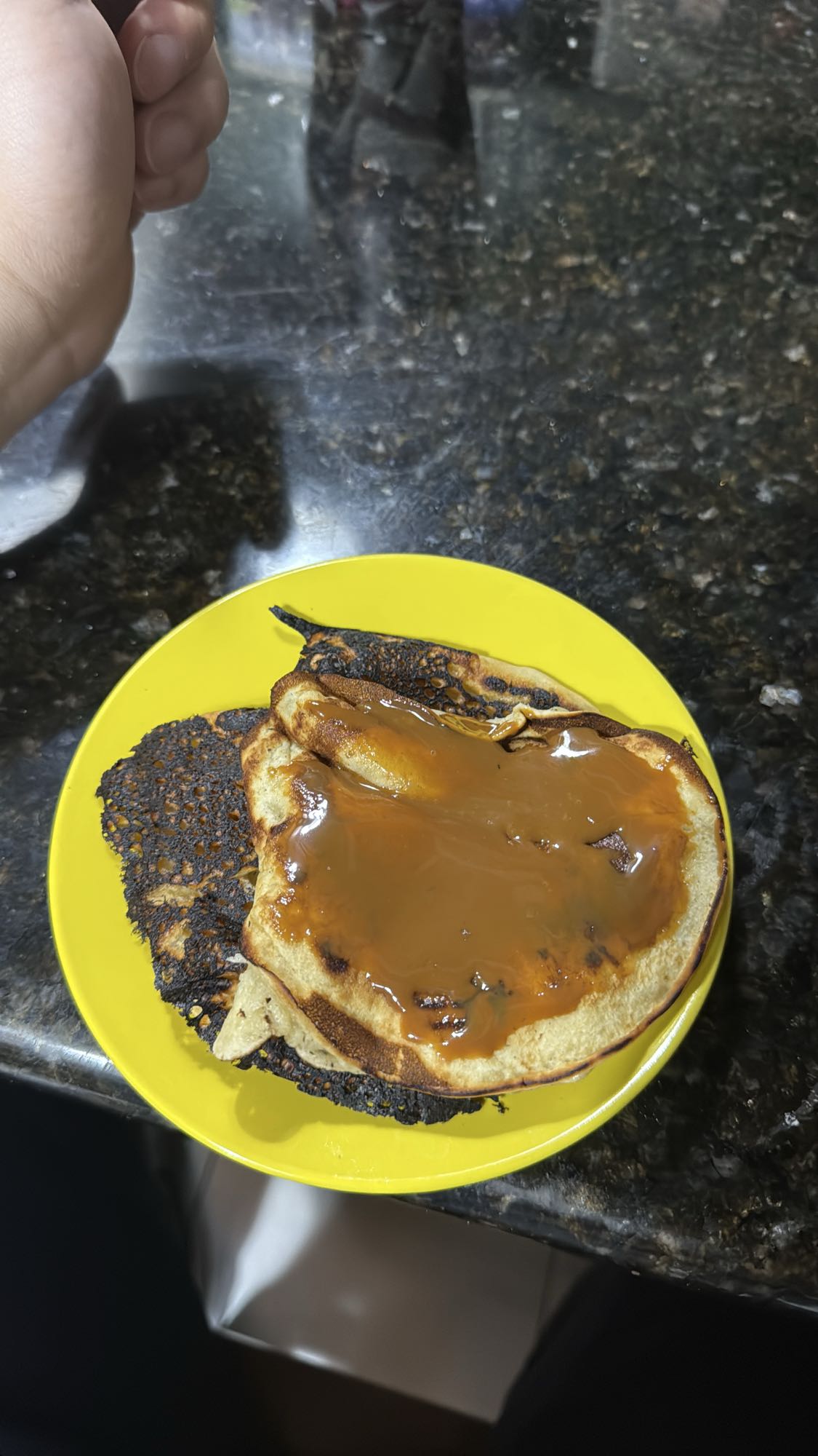 Panqueques con dulce de leche