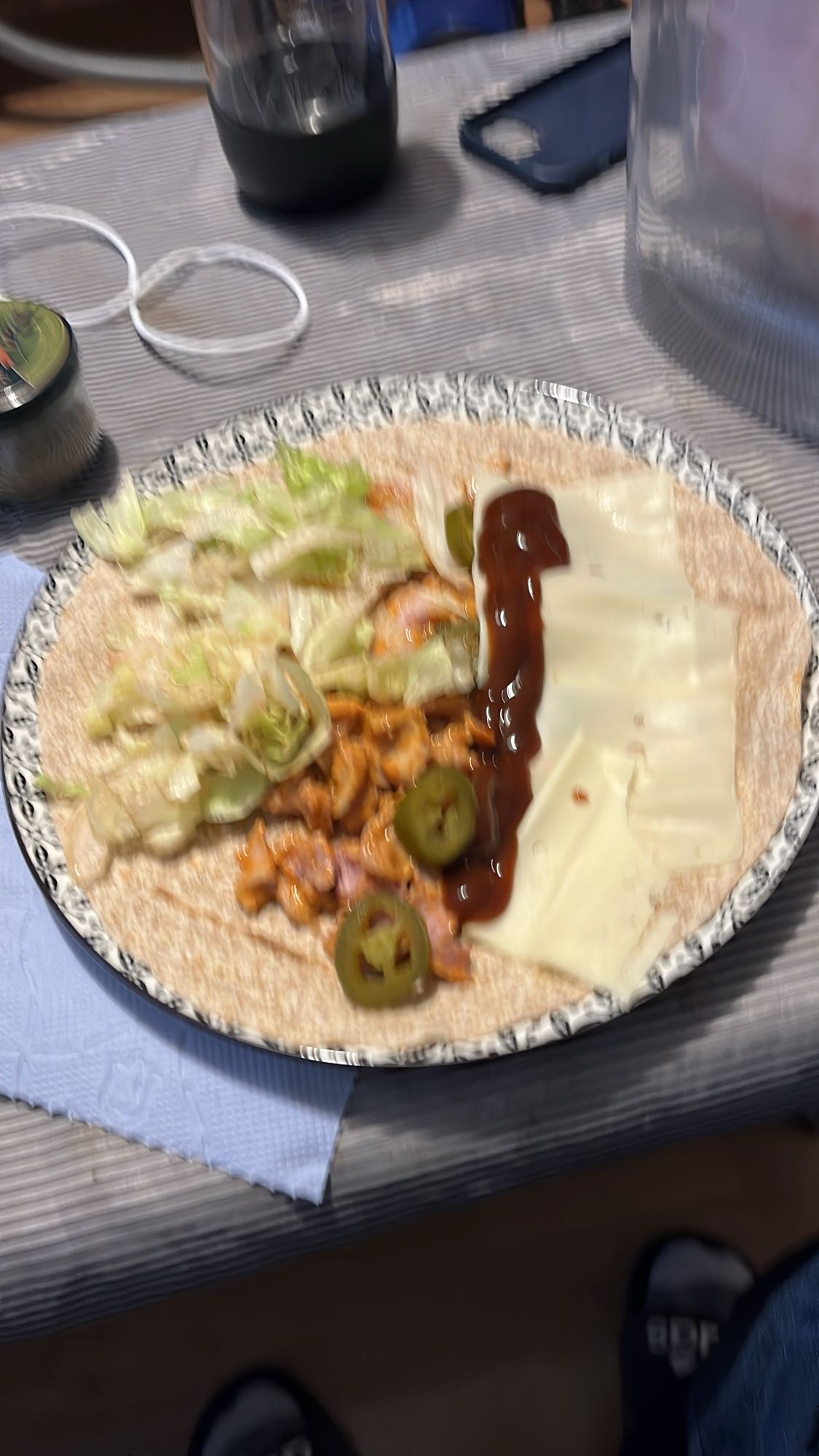 Пилешко бурито с чедър