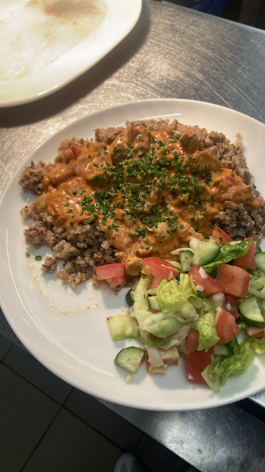 Chicken stew with grains