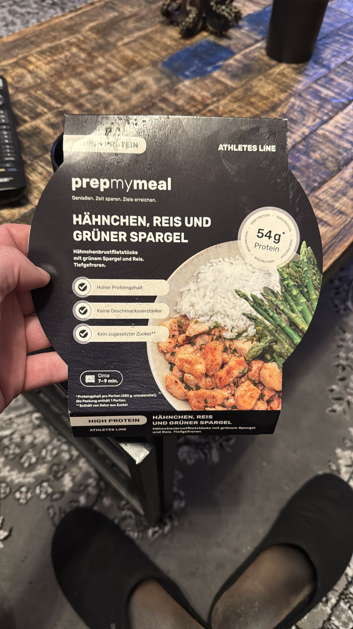 Hähnchen, Reis & Spargel