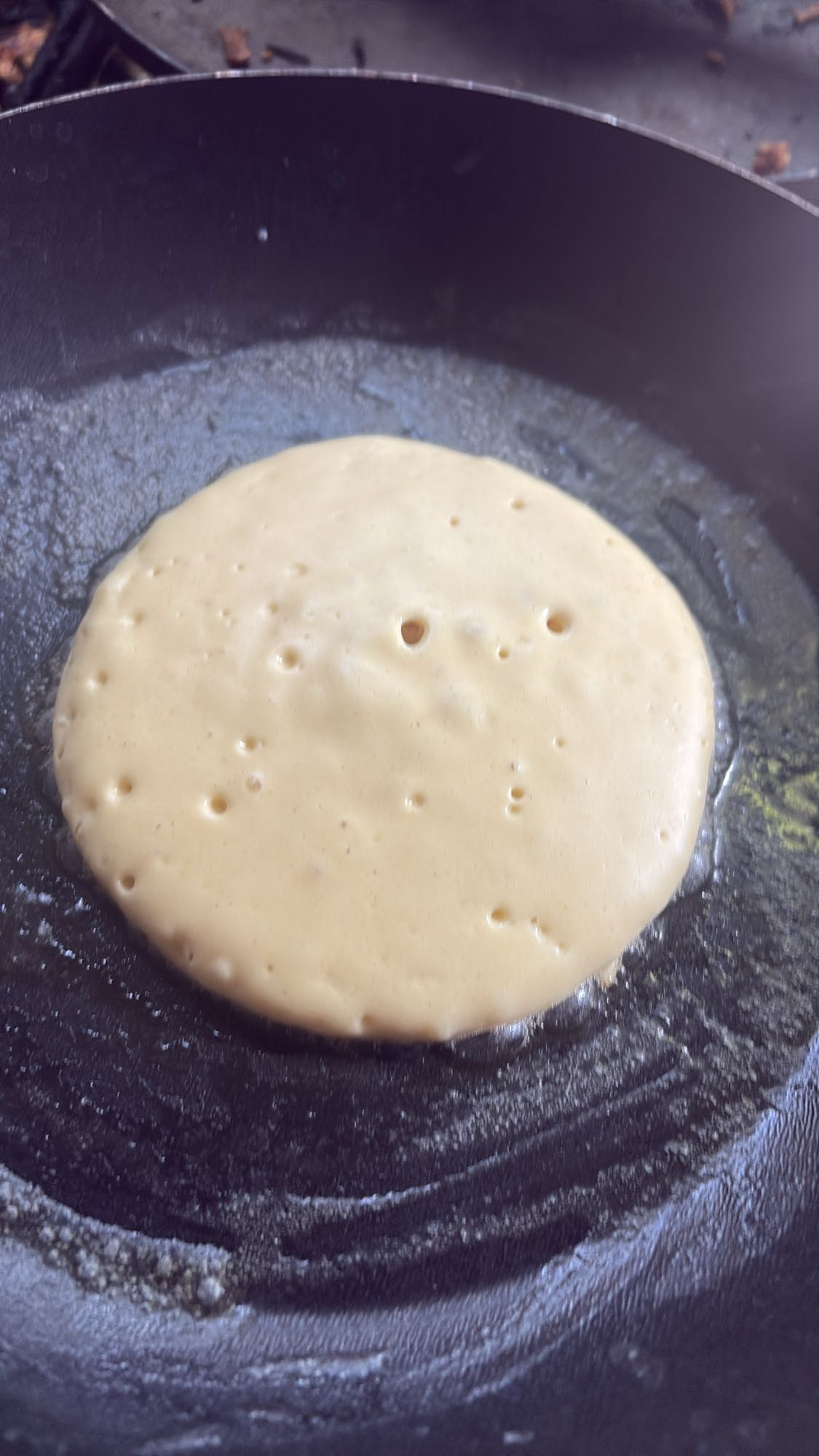 panqueque en sartén