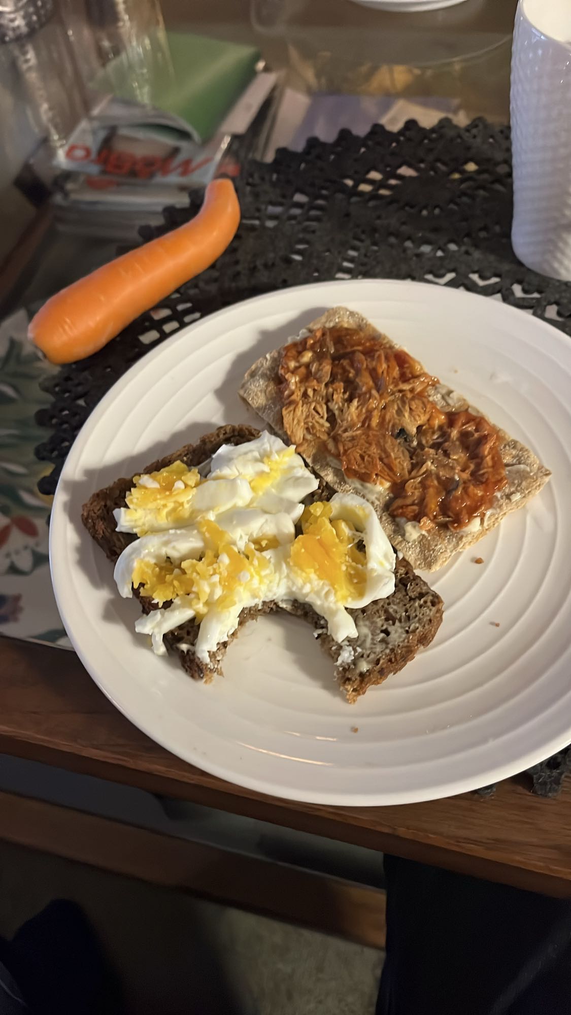 Ägg- och kycklingmackor