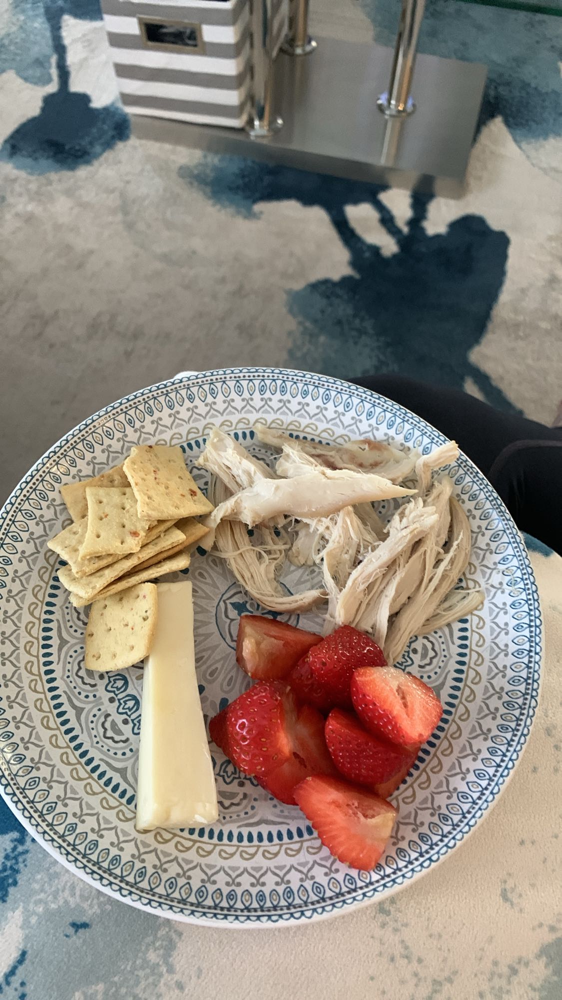 Assiette collation variée