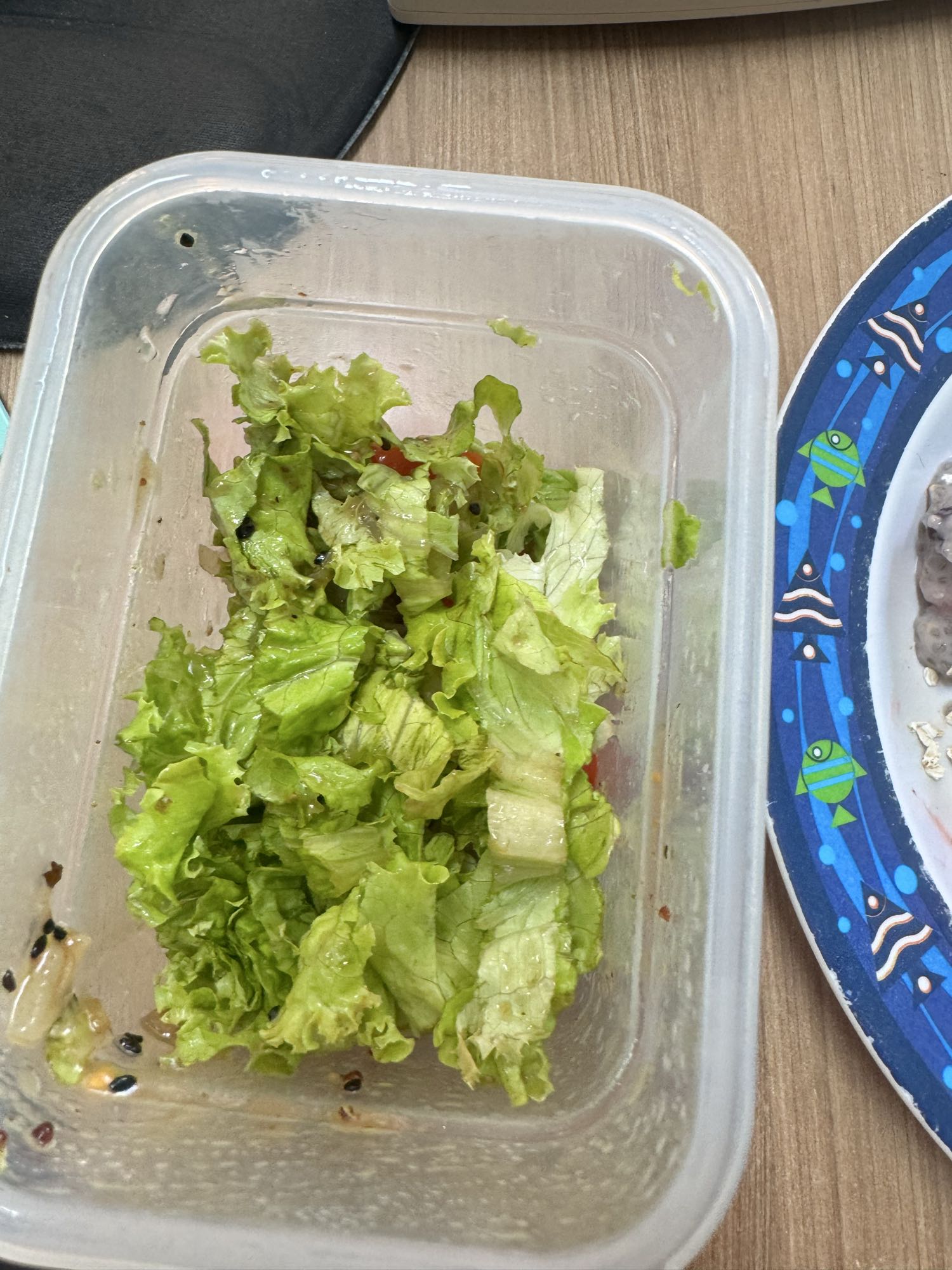 Salada simples de alface